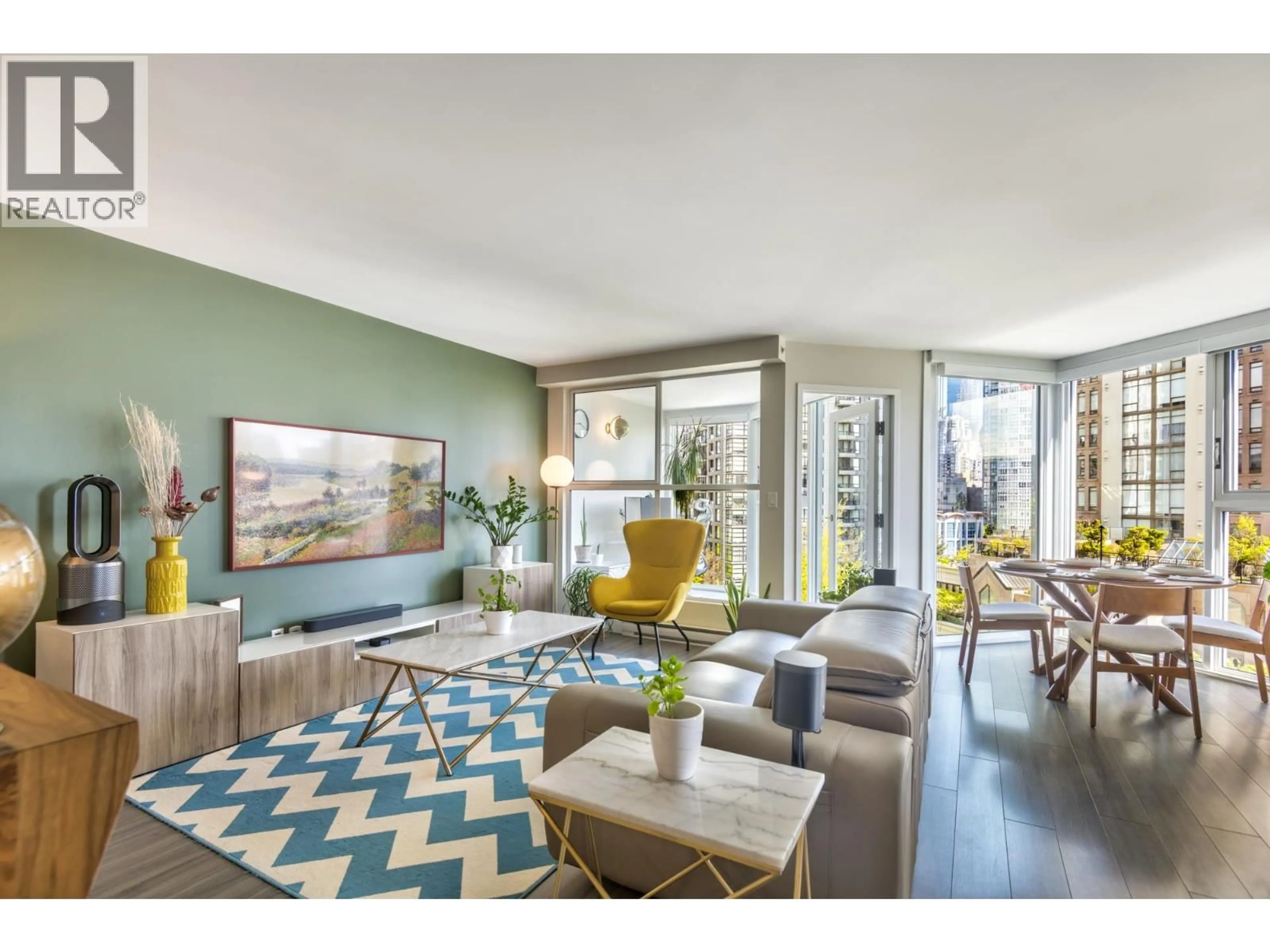Living room with furniture, unknown for 1001 - 1323 HOMER STREET, Vancouver British Columbia V6B5T1