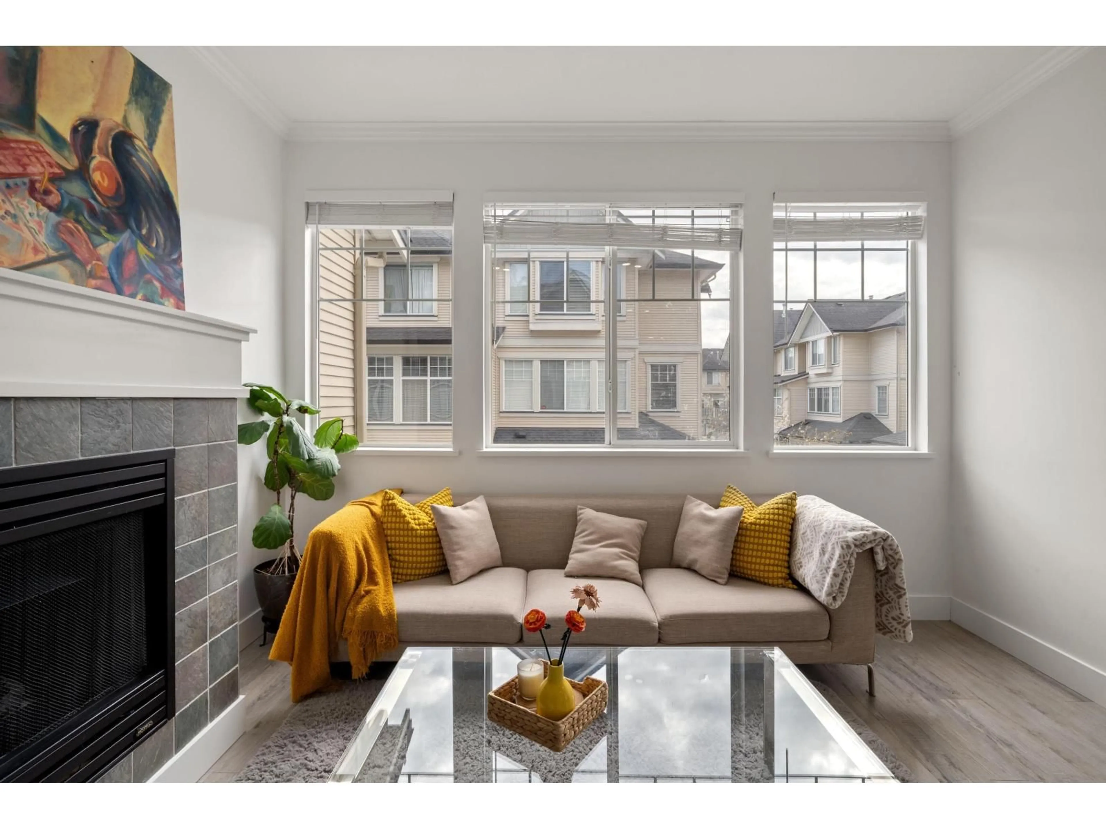 Living room with furniture, unknown for 48 - 8383 159 STREET, Surrey British Columbia V4N0W2