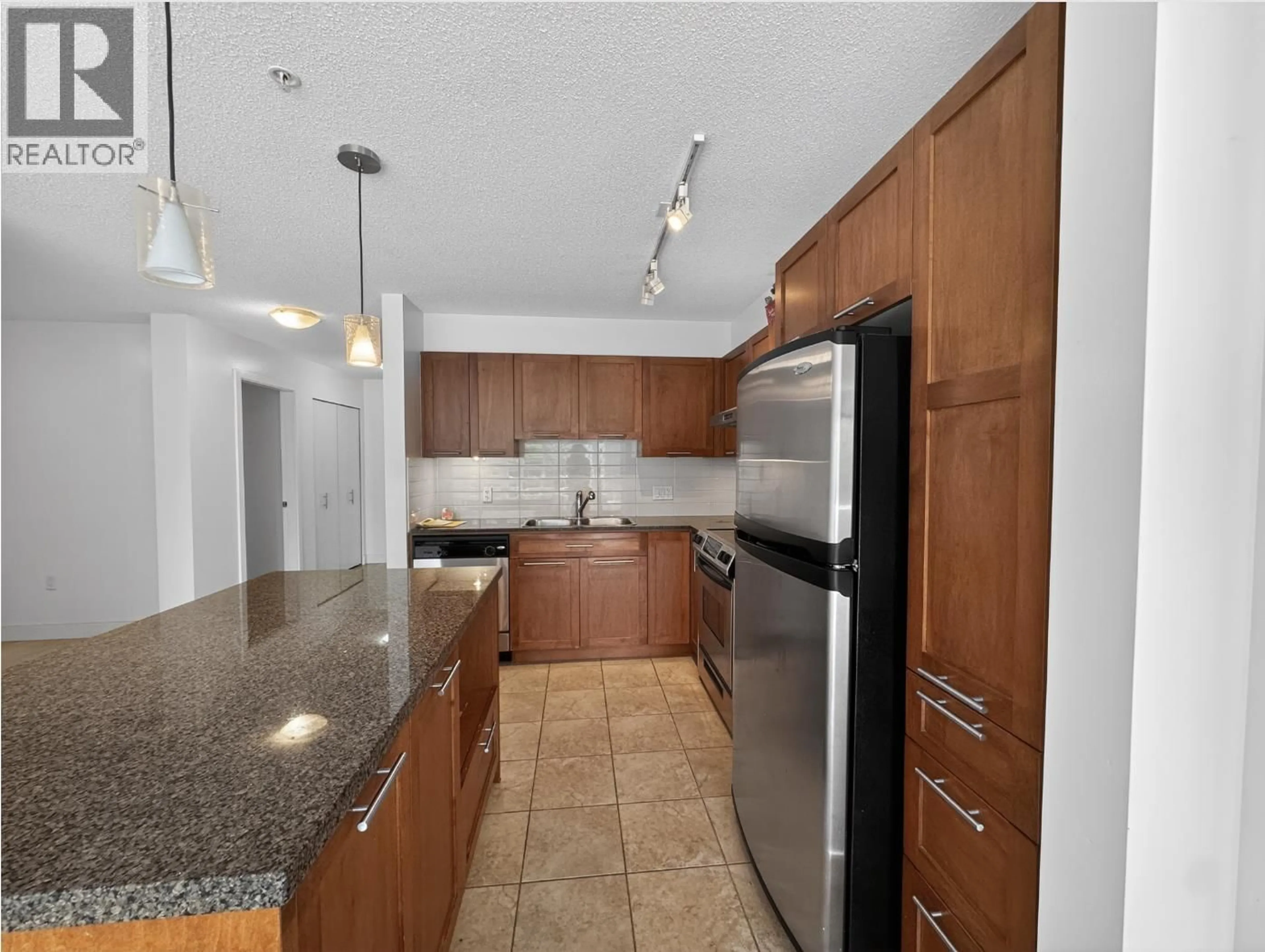 Standard kitchen, ceramic/tile floor for 207 - 19673 MEADOW GARDENS WAY, Pitt Meadows British Columbia V3Y0A1