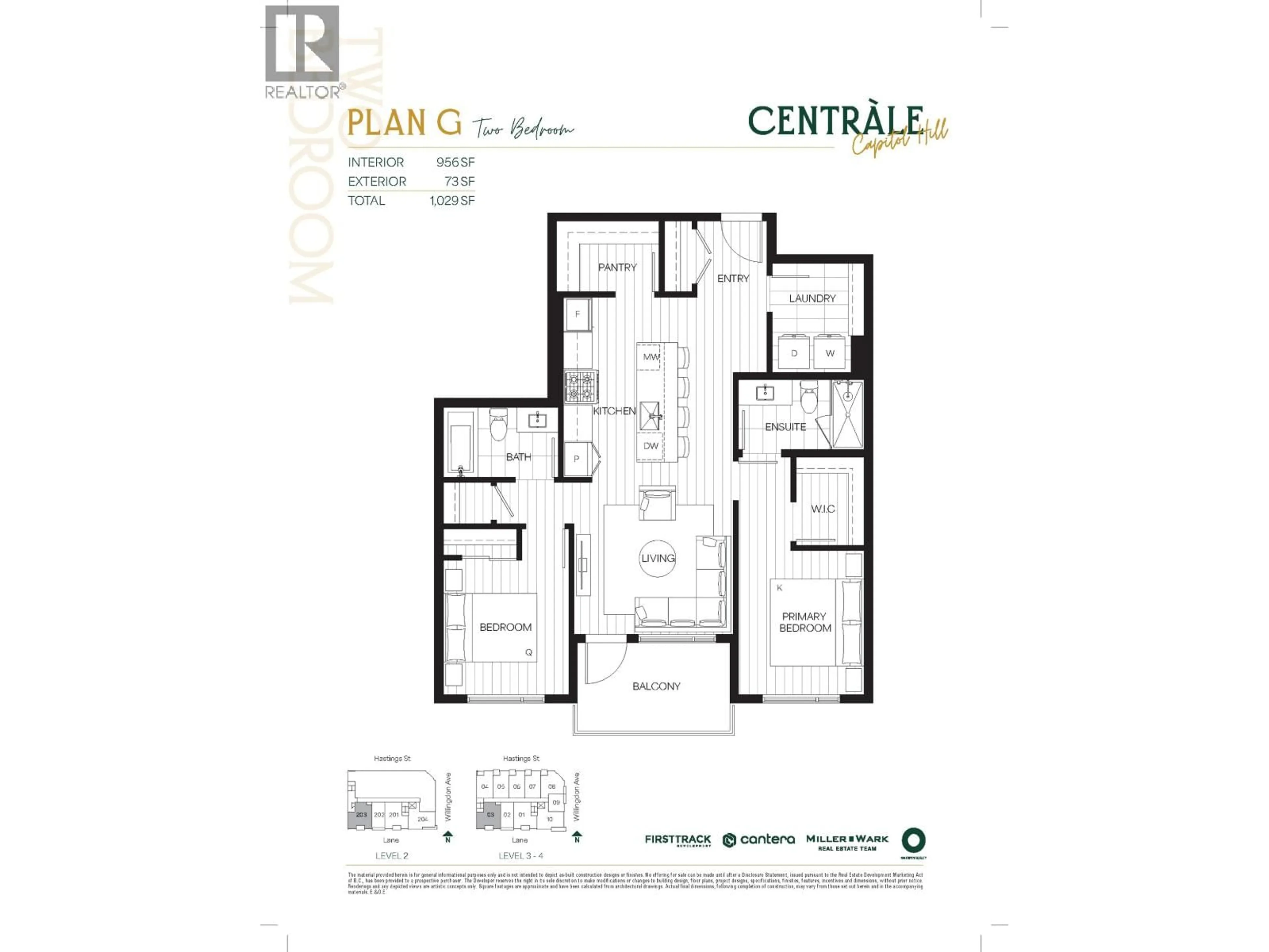 Floor plan for 203 - 4488 HASTINGS STREET, Burnaby British Columbia V0V0V0