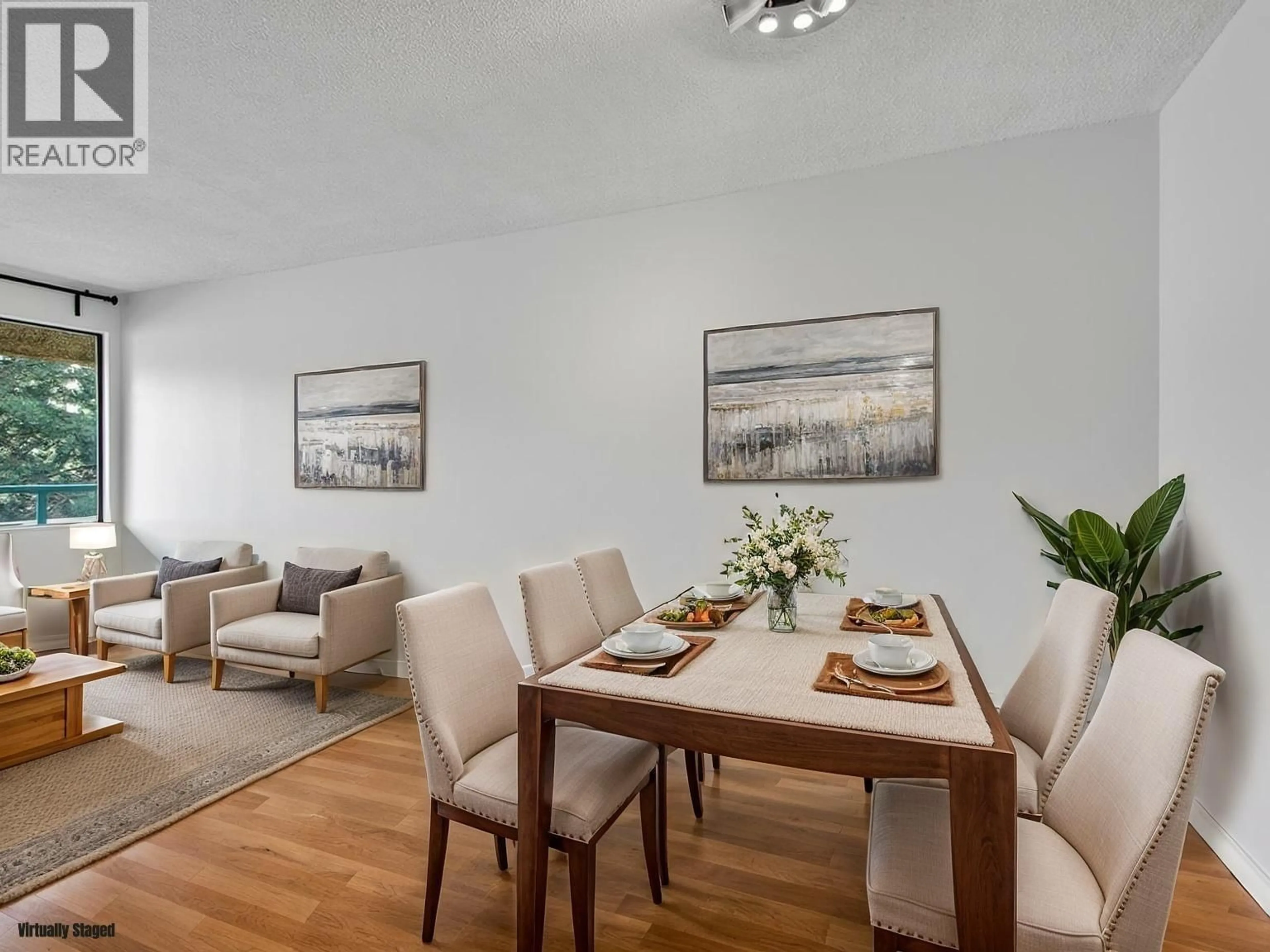 Dining room, wood/laminate floor for 704 - 1026 QUEENS AVENUE, New Westminster British Columbia V3M6B2