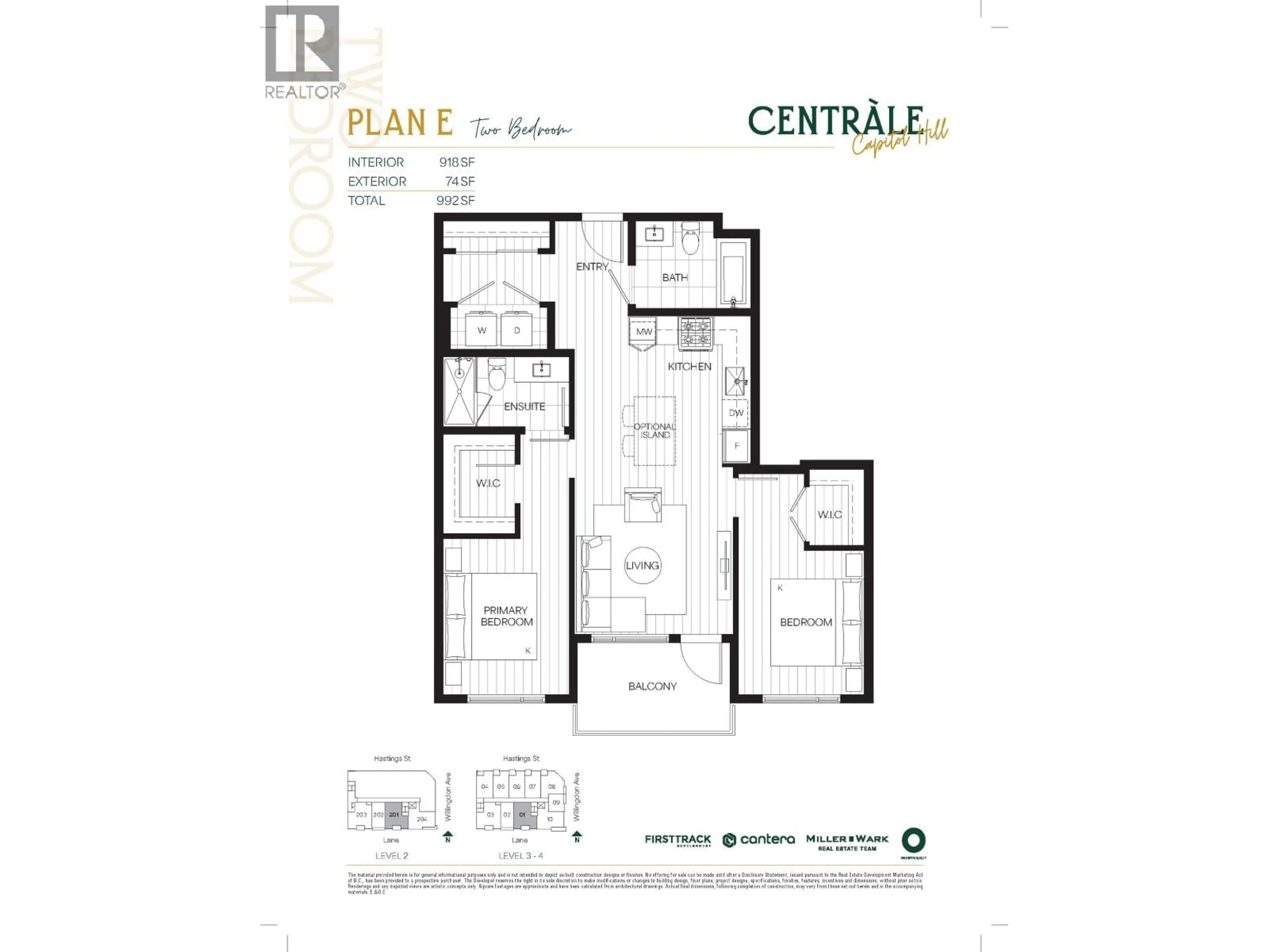 Floor plan for 501 - 4488 HASTINGS STREET, Burnaby British Columbia V0V0V0