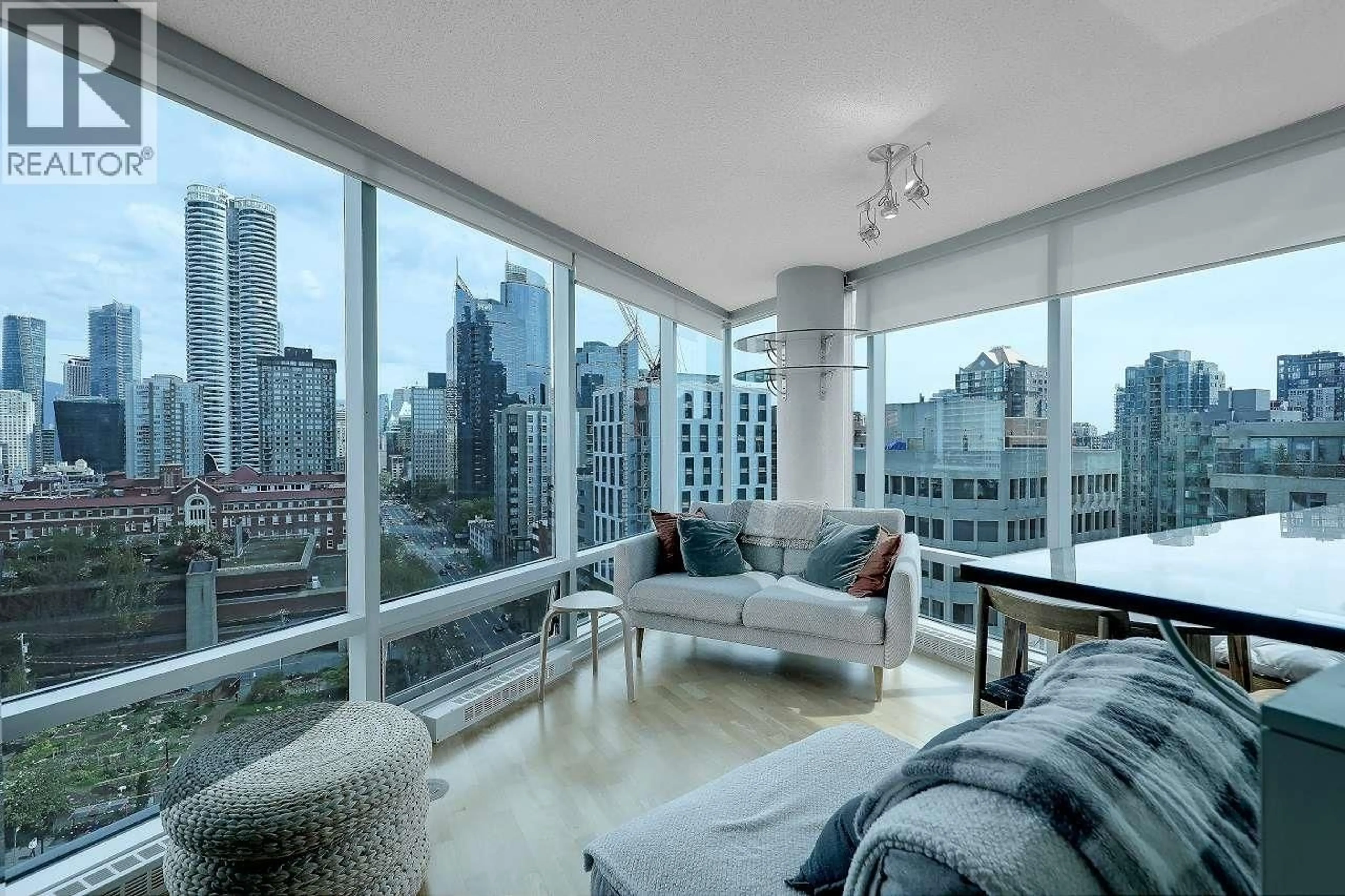 Living room with furniture, unknown for 1502 - 1003 BURNABY STREET, Vancouver British Columbia V6E4R7