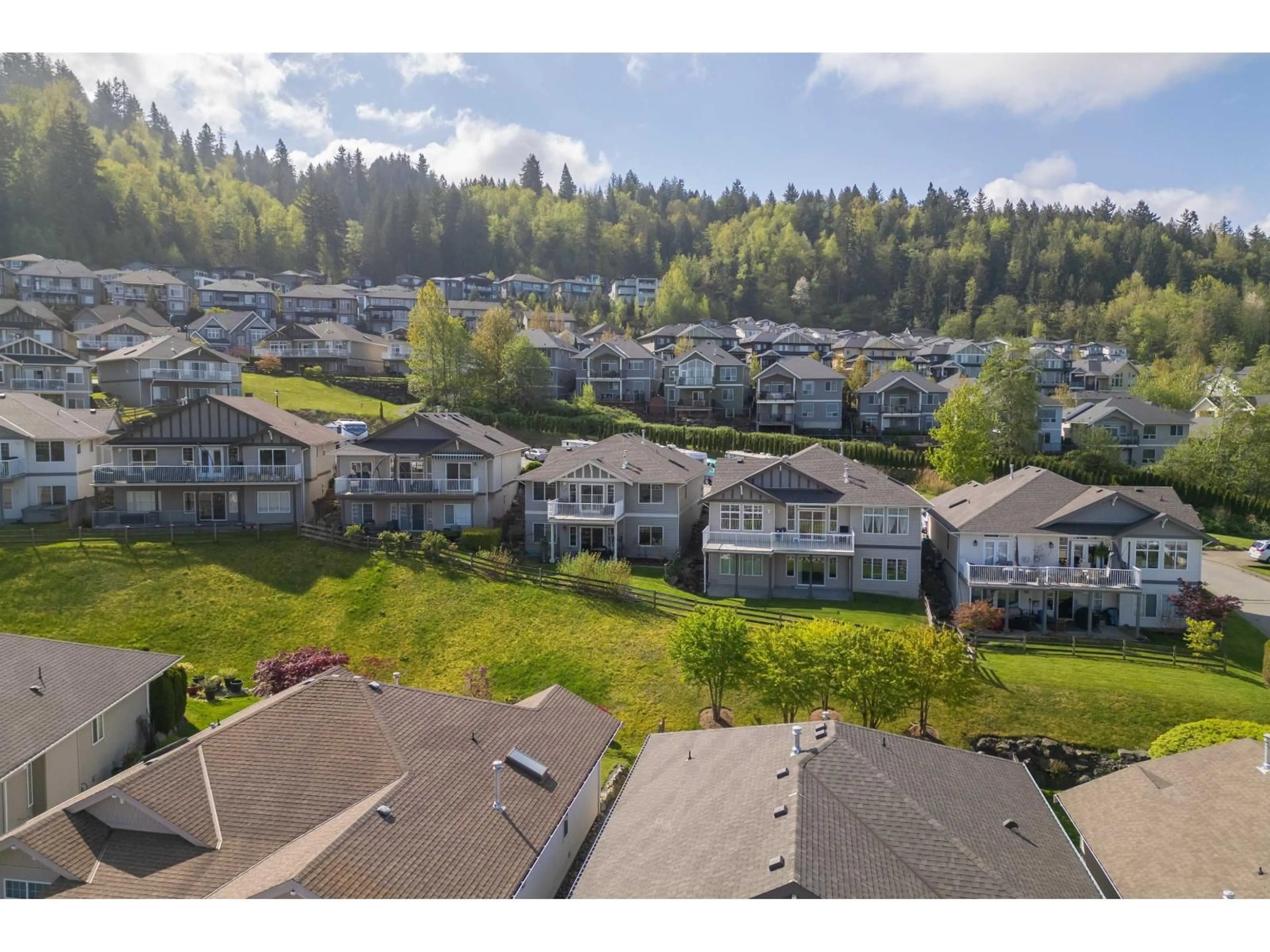 A pic from outside/outdoor area/front of a property/back of a property/a pic from drone, mountain view for 51 - 5700 JINKERSON ROAD, Chilliwack British Columbia V2R5N6