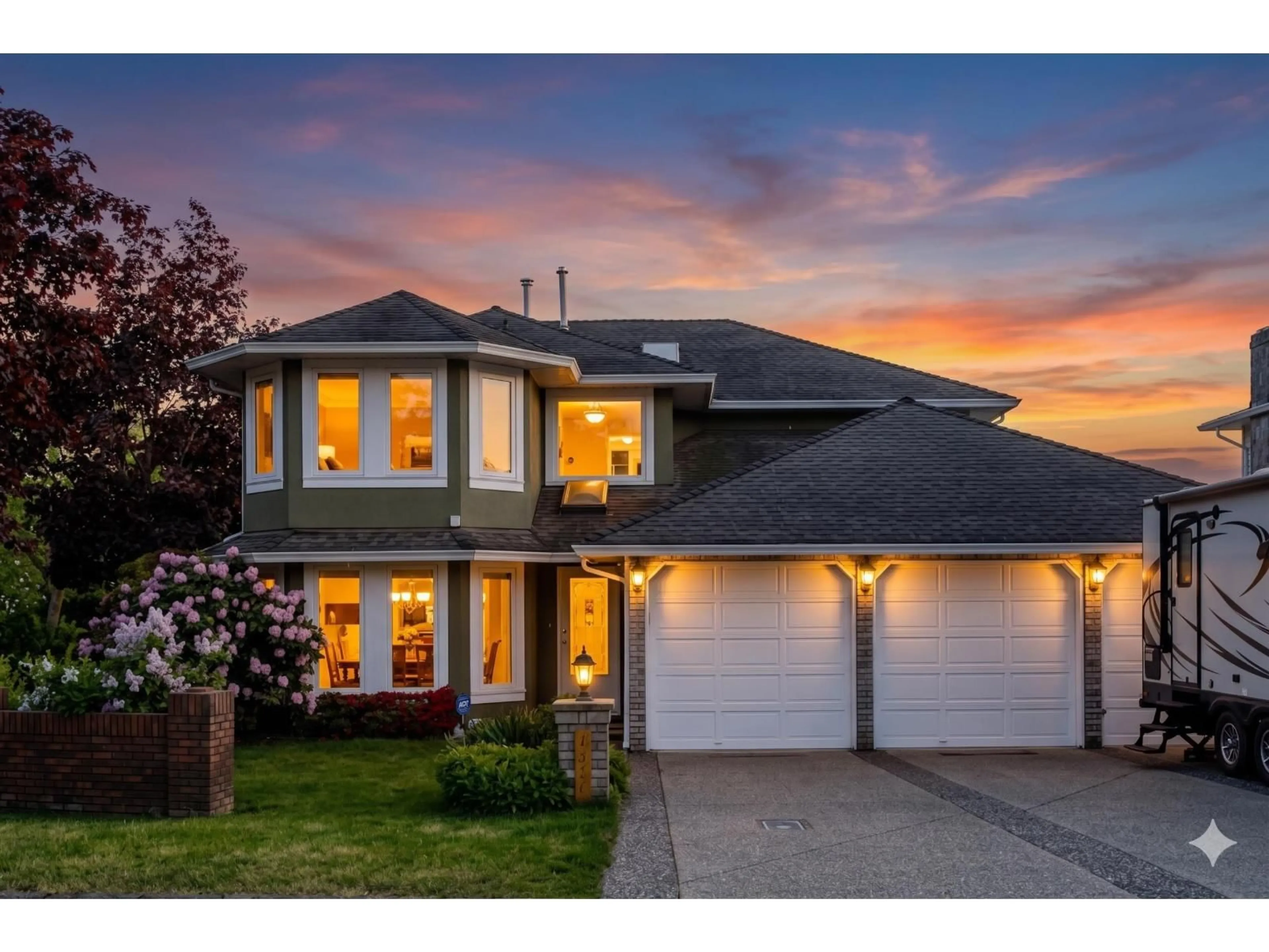 Home with vinyl exterior material, street for 3017 GLENDALE PLACE, Abbotsford British Columbia V2S7H1
