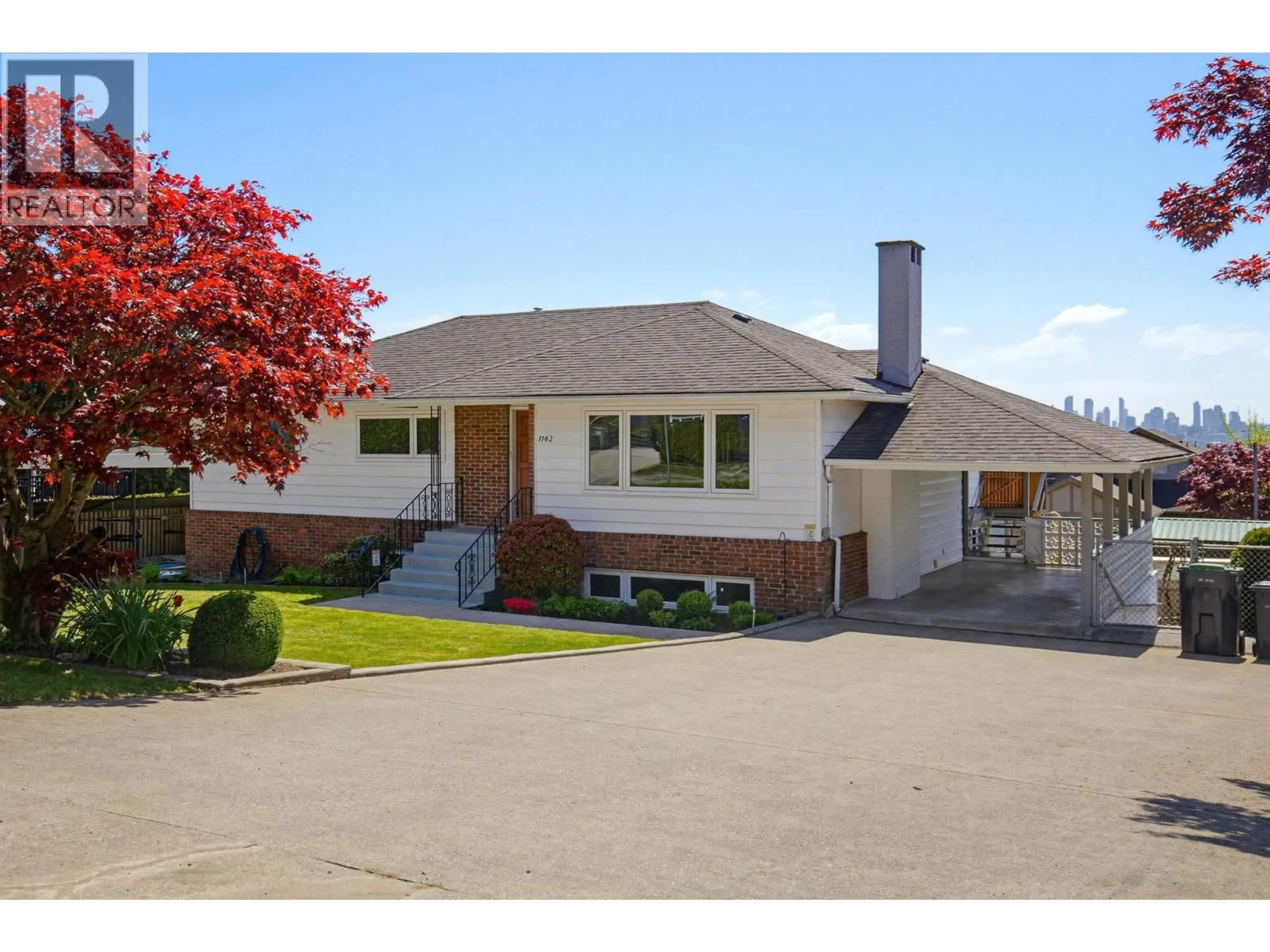 Home with brick exterior material, street for 1162 MADORE AVENUE, Coquitlam British Columbia V3K3B9