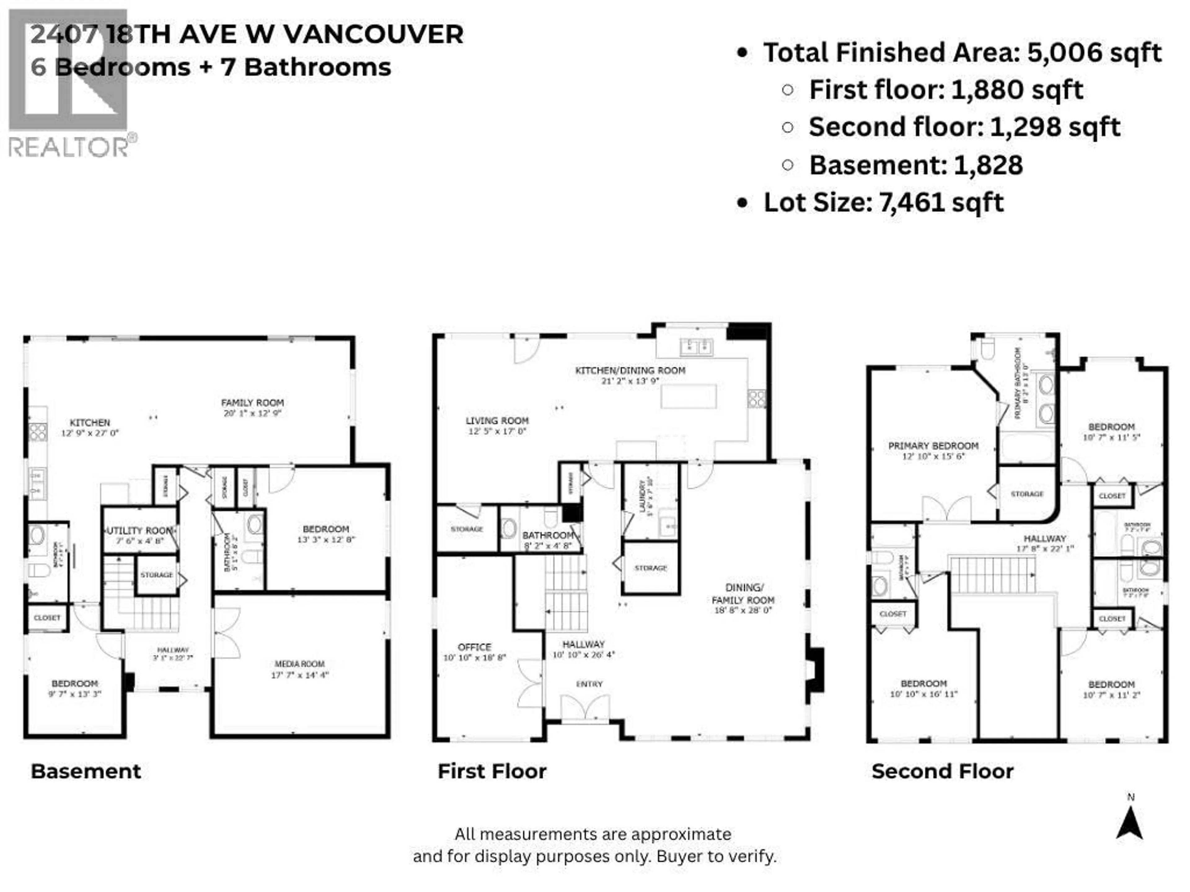 Floor plan for 2407 18TH AVENUE, Vancouver British Columbia V6L1A9