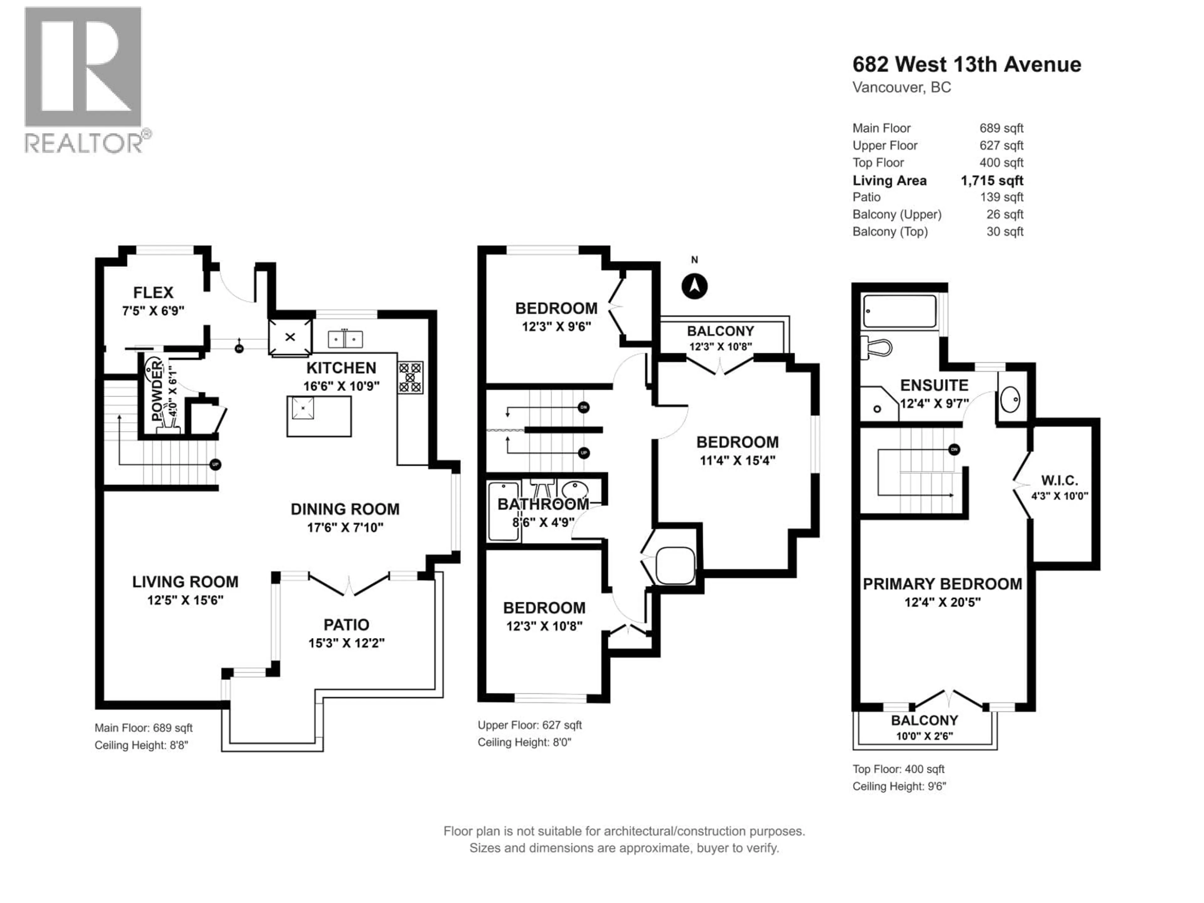 Floor plan for 682 13TH AVENUE, Vancouver British Columbia V5Z1N9