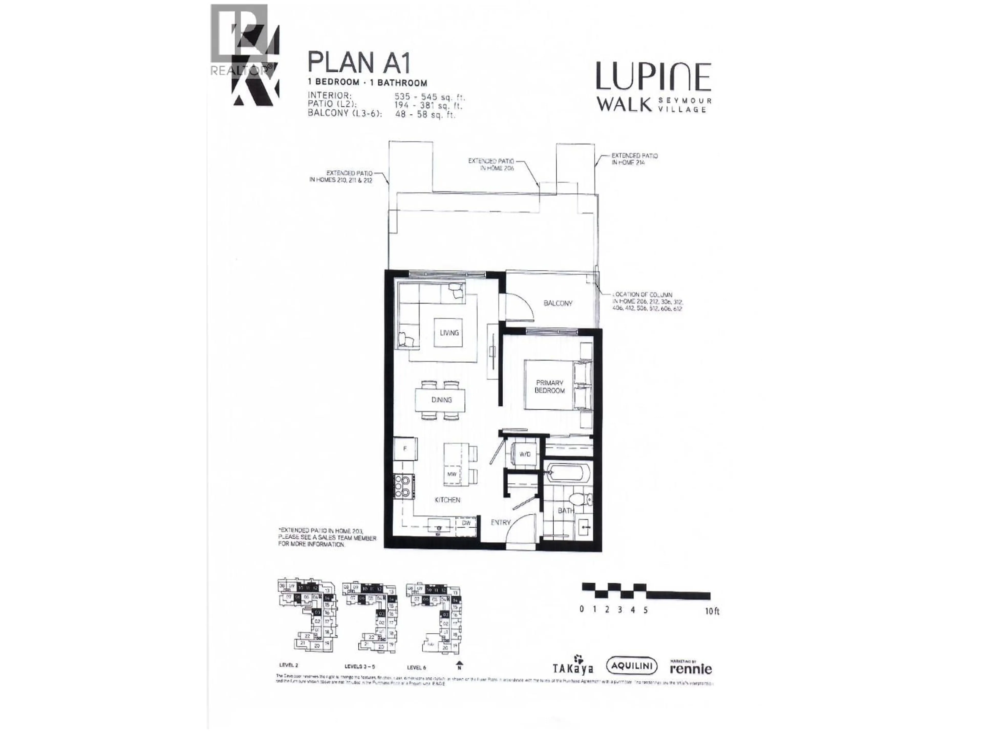 Floor plan for 412 - 3596 MALSUM DRIVE, North Vancouver British Columbia V7G0B5