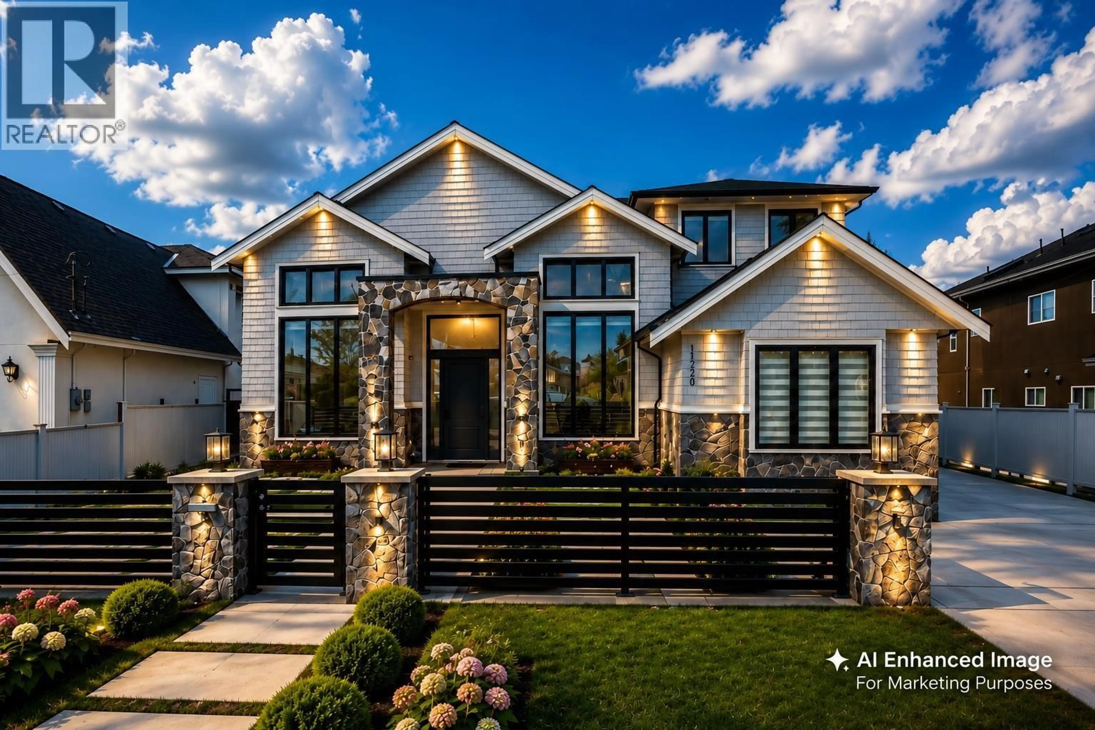 A pic from outside/outdoor area/front of a property/back of a property/a pic from drone, street for 11240 BIRD ROAD, Richmond British Columbia V6X1N8
