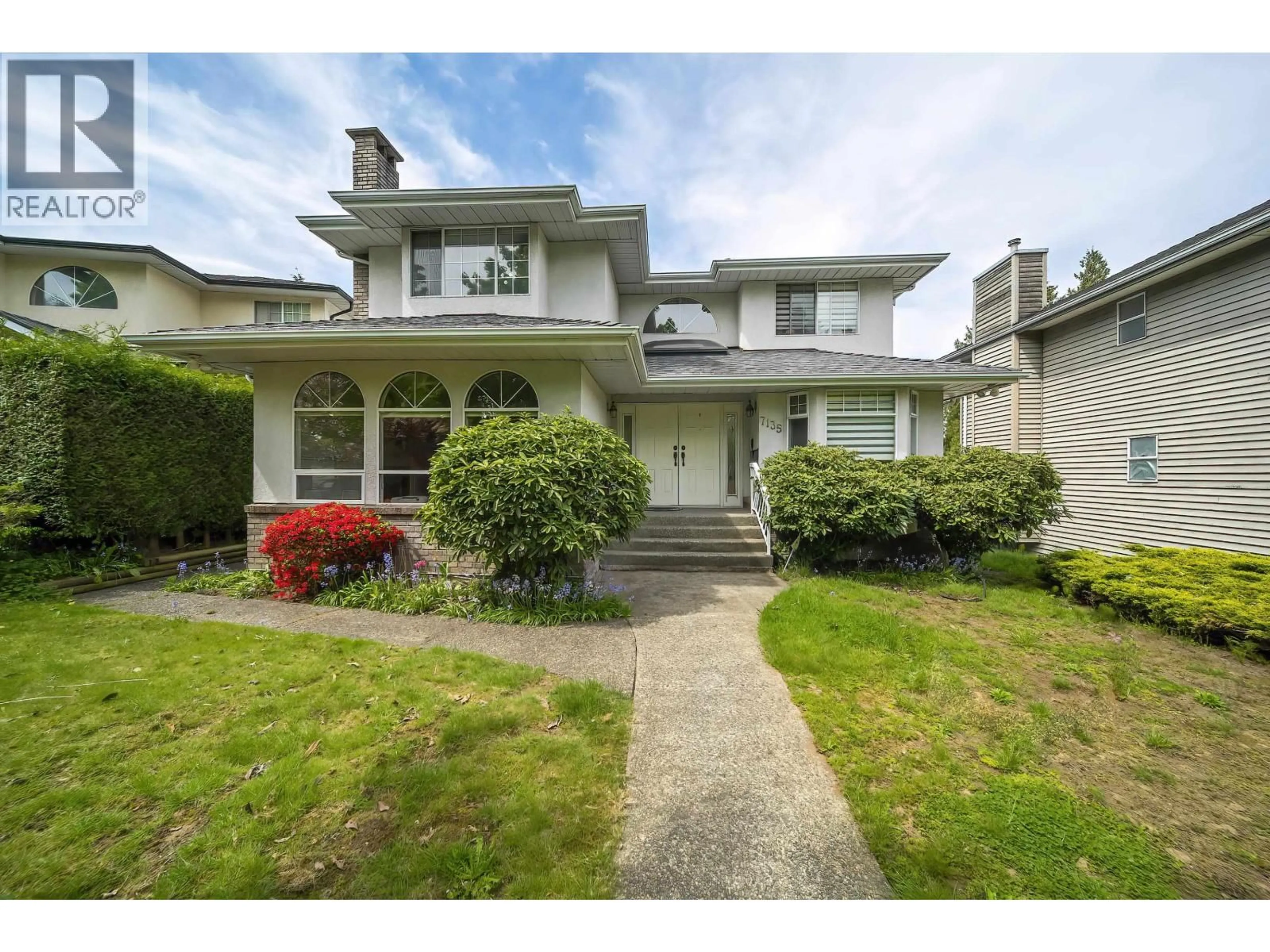 Home with vinyl exterior material, street for 7135 4TH STREET, Burnaby British Columbia V5E3X7