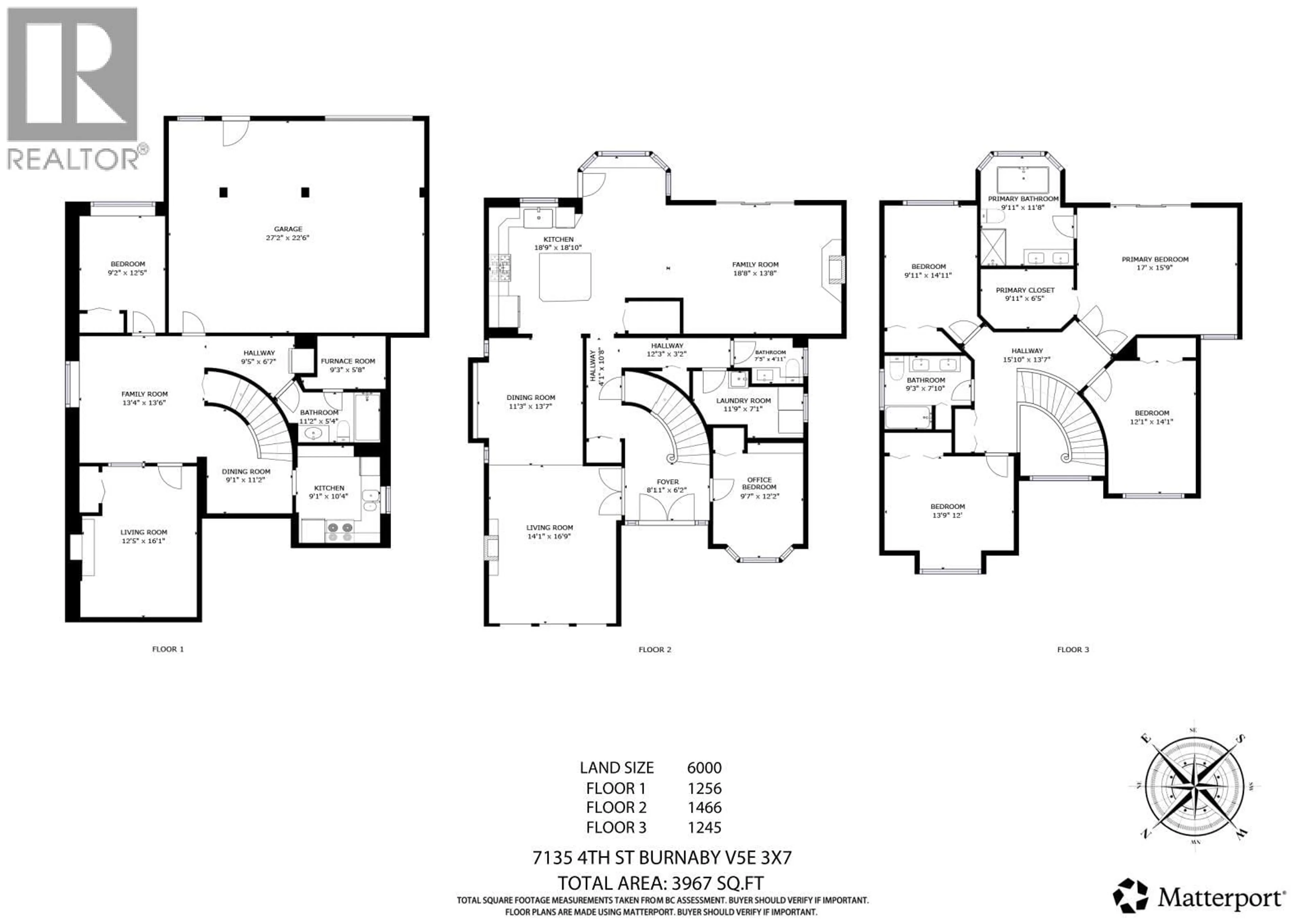 Floor plan for 7135 4TH STREET, Burnaby British Columbia V5E3X7