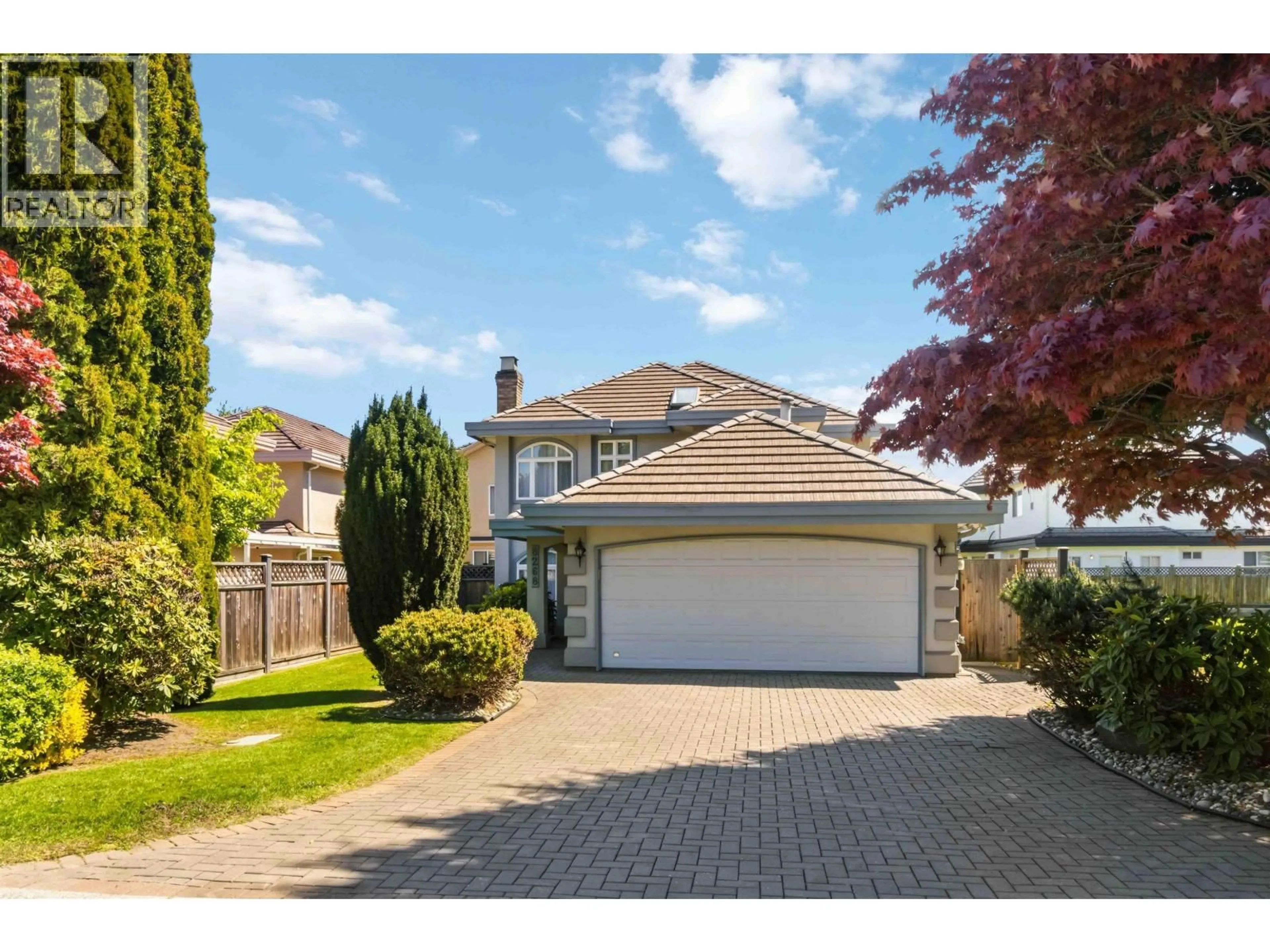 A pic from outside/outdoor area/front of a property/back of a property/a pic from drone, street for 8268 CALDER ROAD, Richmond British Columbia V7C4B8