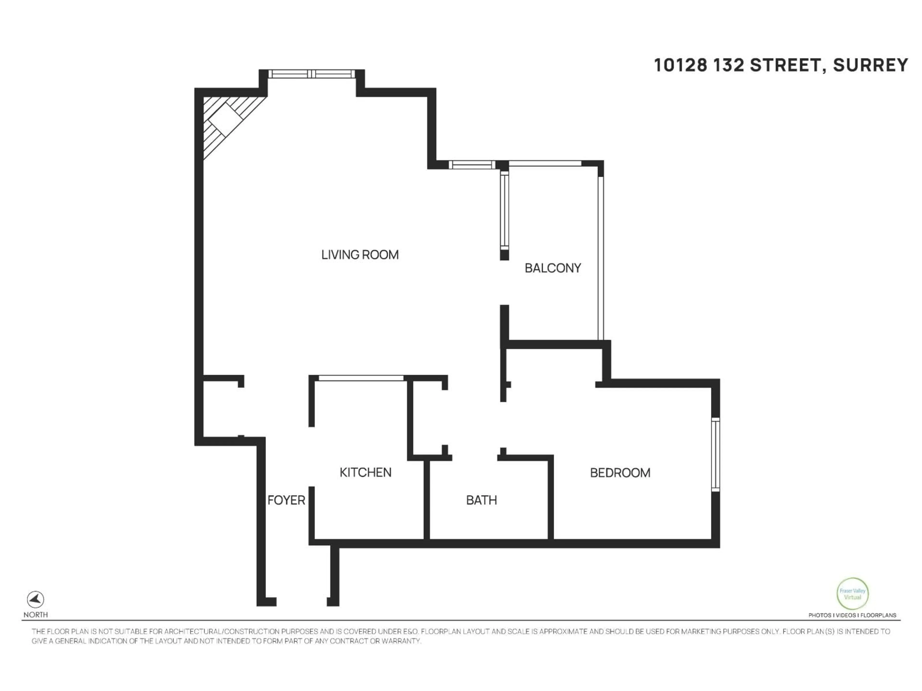 Floor plan for 311 - 10128 132 STREET, Surrey British Columbia V3T3T5