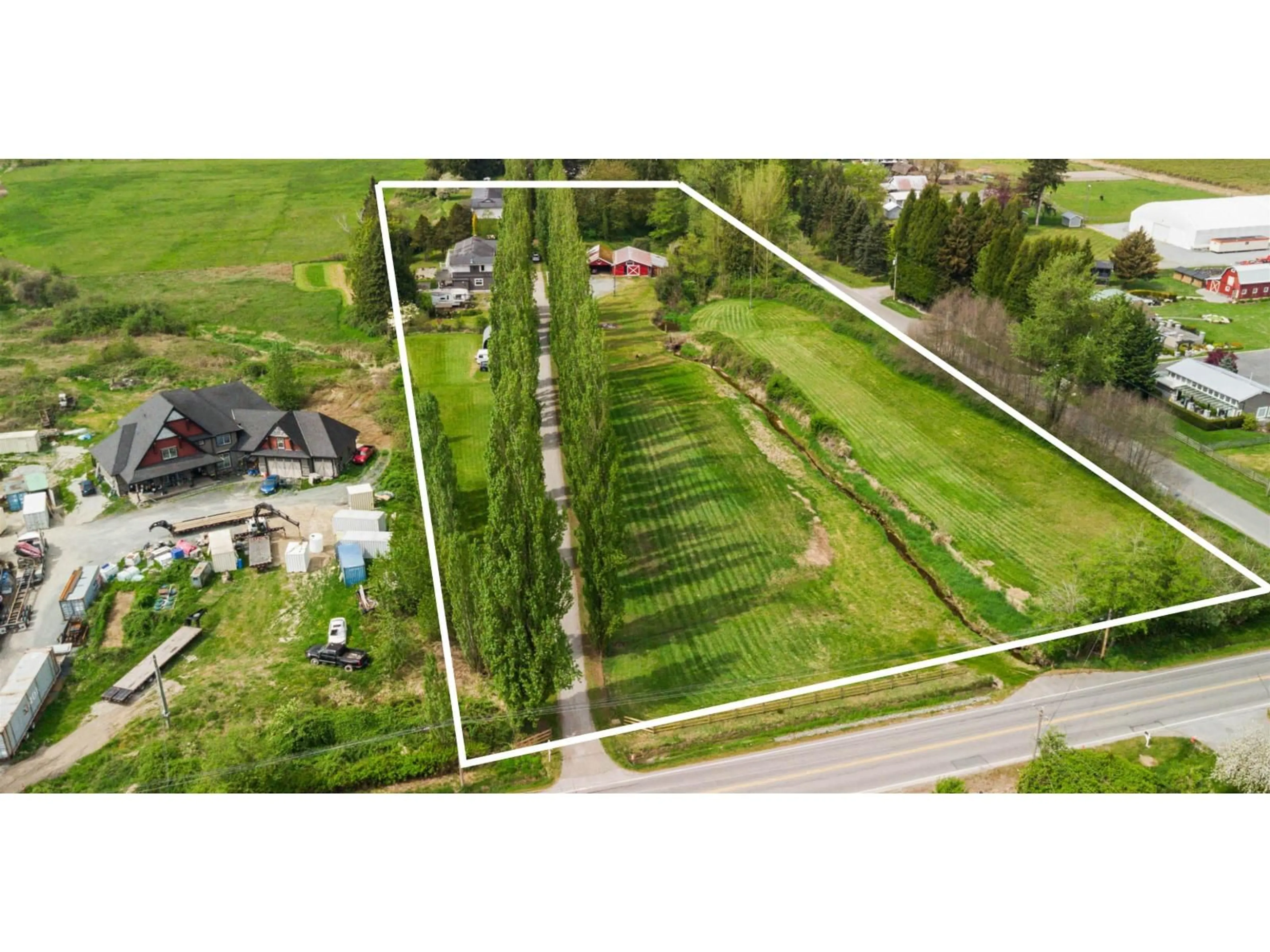 A pic from outside/outdoor area/front of a property/back of a property/a pic from drone, street for 3173 216 STREET, Langley British Columbia V2Z2E6