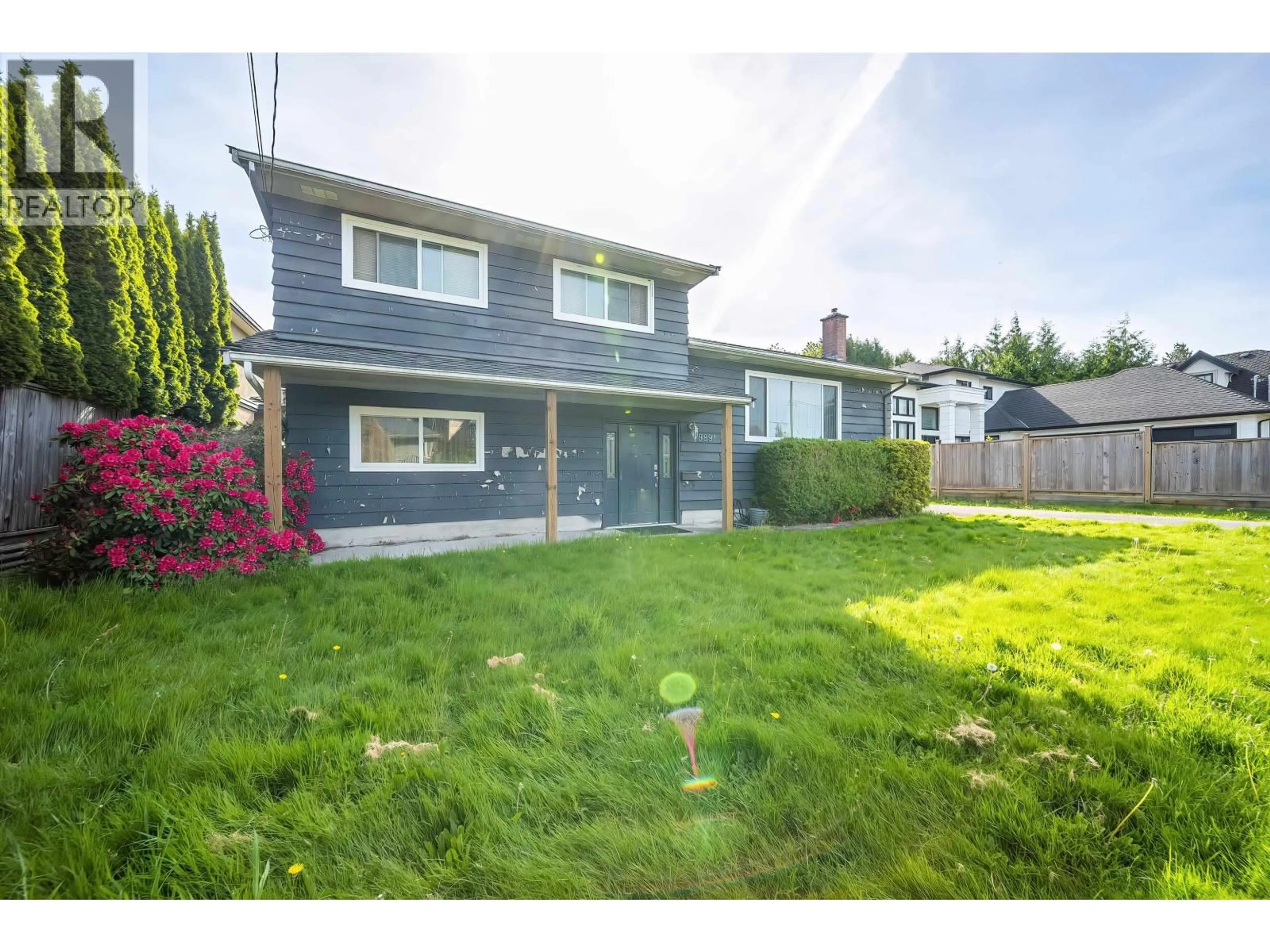 A pic from outside/outdoor area/front of a property/back of a property/a pic from drone, street for 9891 PINEWELL CRESCENT, Richmond British Columbia V7A2C7