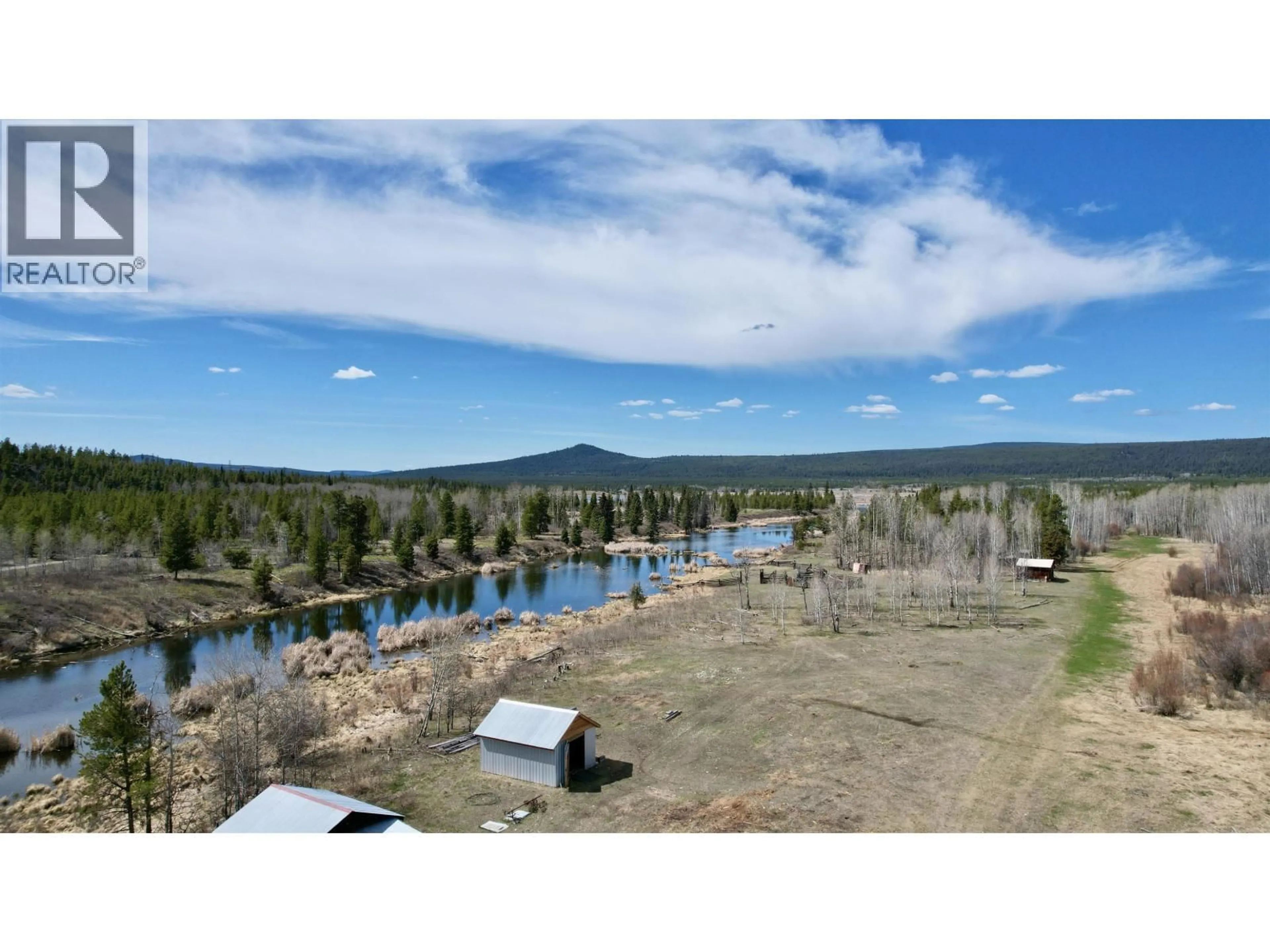 A pic from outside/outdoor area/front of a property/back of a property/a pic from drone, water/lake/river/ocean view for 2428 CHILANKO LOOP ROAD, Williams Lake British Columbia V0L1V0
