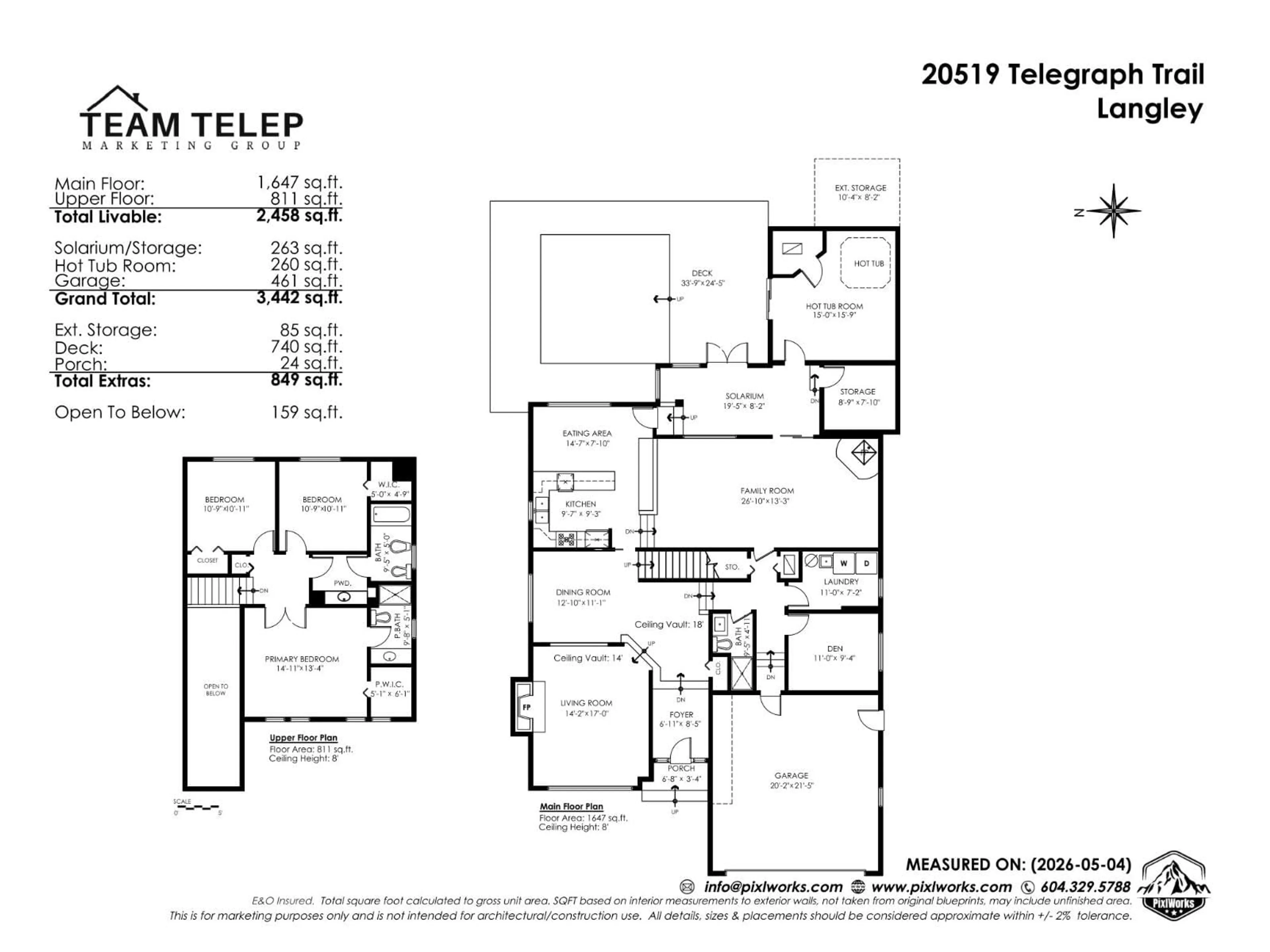 Floor plan for 20519 TELEGRAPH TRAIL, Langley British Columbia V1M1A7
