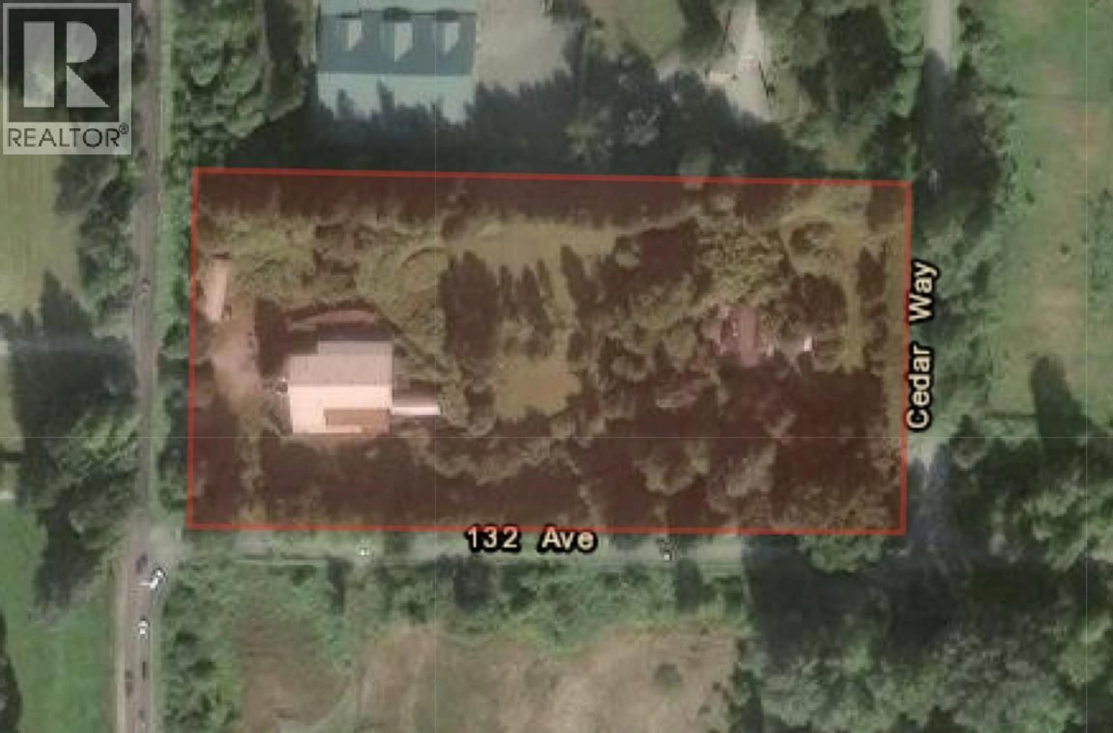 A pic from outside/outdoor area/front of a property/back of a property/a pic from drone, building for 13205 CEDAR WAY, Maple Ridge British Columbia V4R2T4