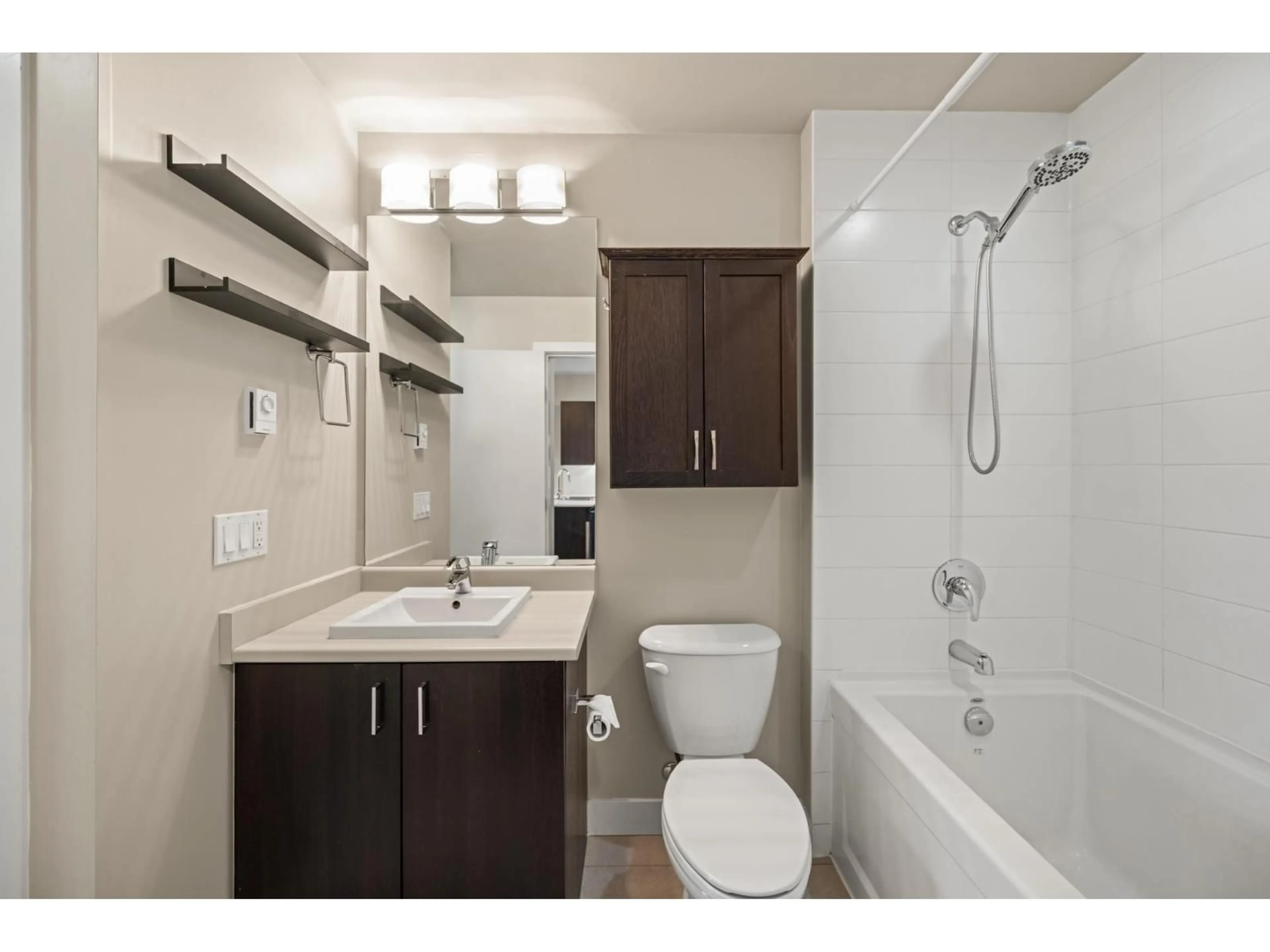 Standard bathroom, ceramic/tile floor for 305 - 20460 DOUGLAS CRESCENT, Langley British Columbia V3A0C6