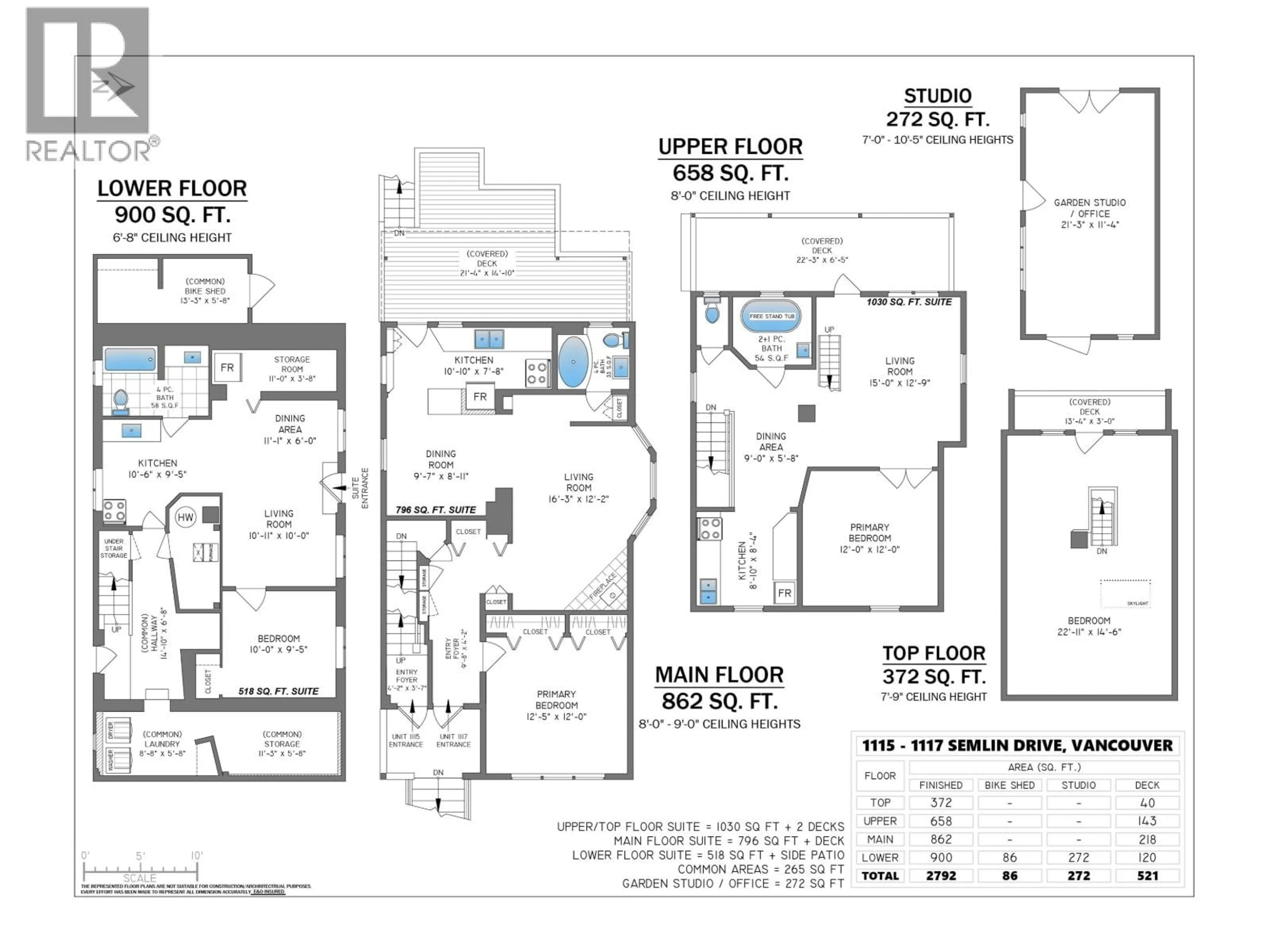 Floor plan for 1117 SEMLIN DRIVE, Vancouver British Columbia V5L4K3