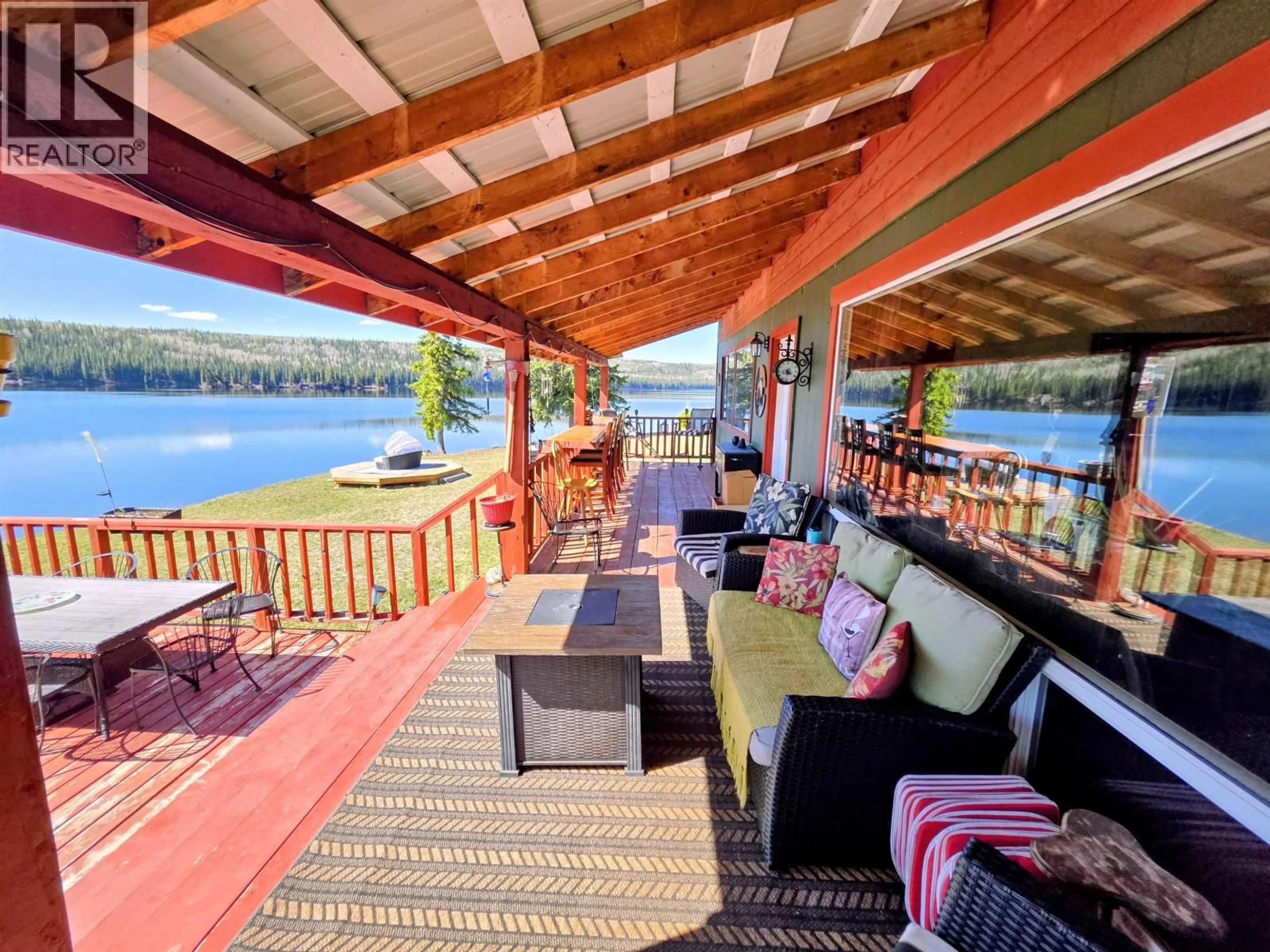 Patio, water/lake/river/ocean view for 14167 BATNUNI ROAD, Vanderhoof British Columbia V2J3H9