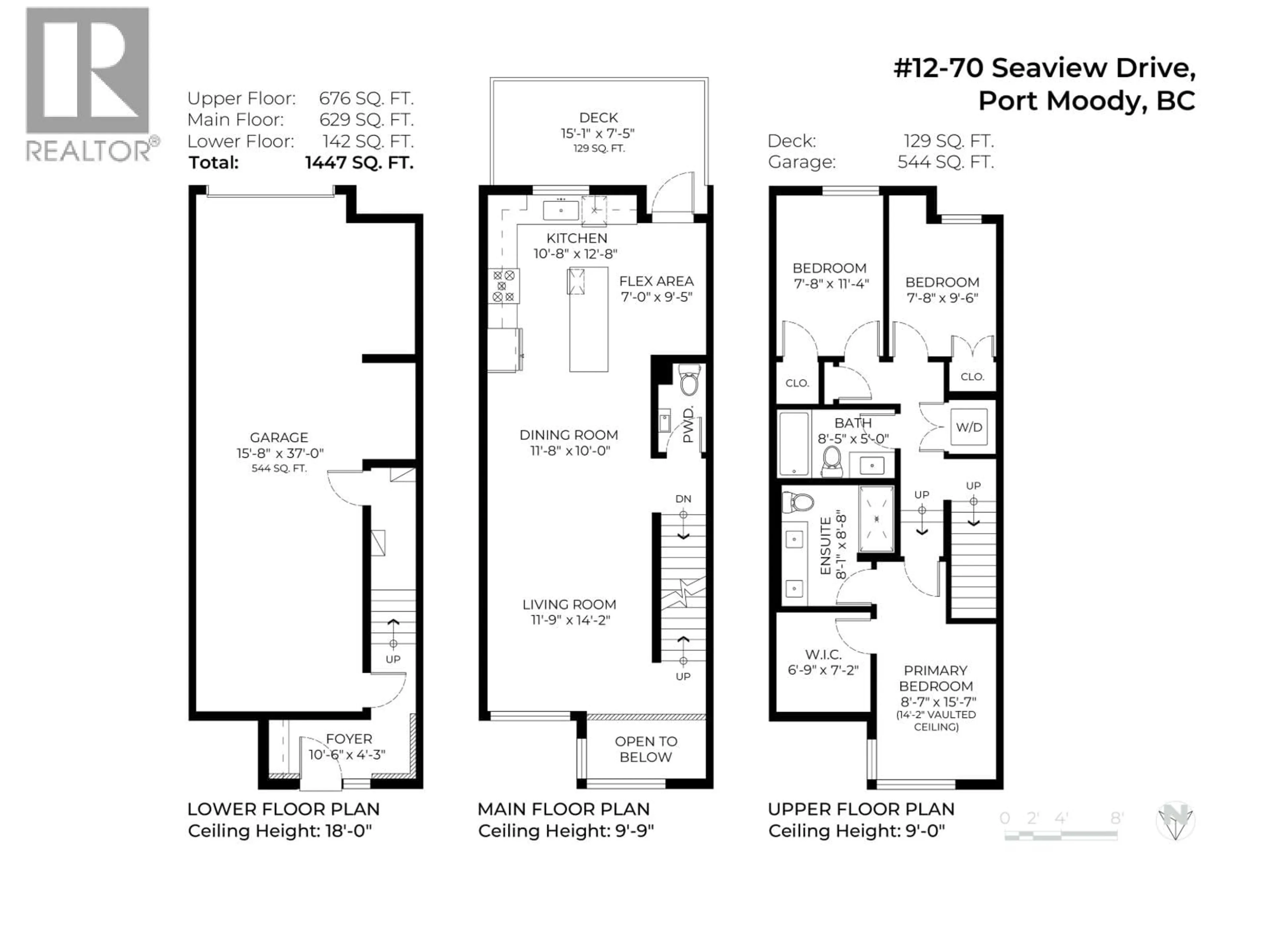 Floor plan for 12 - 70 SEAVIEW DRIVE, Port Moody British Columbia V3H0J9
