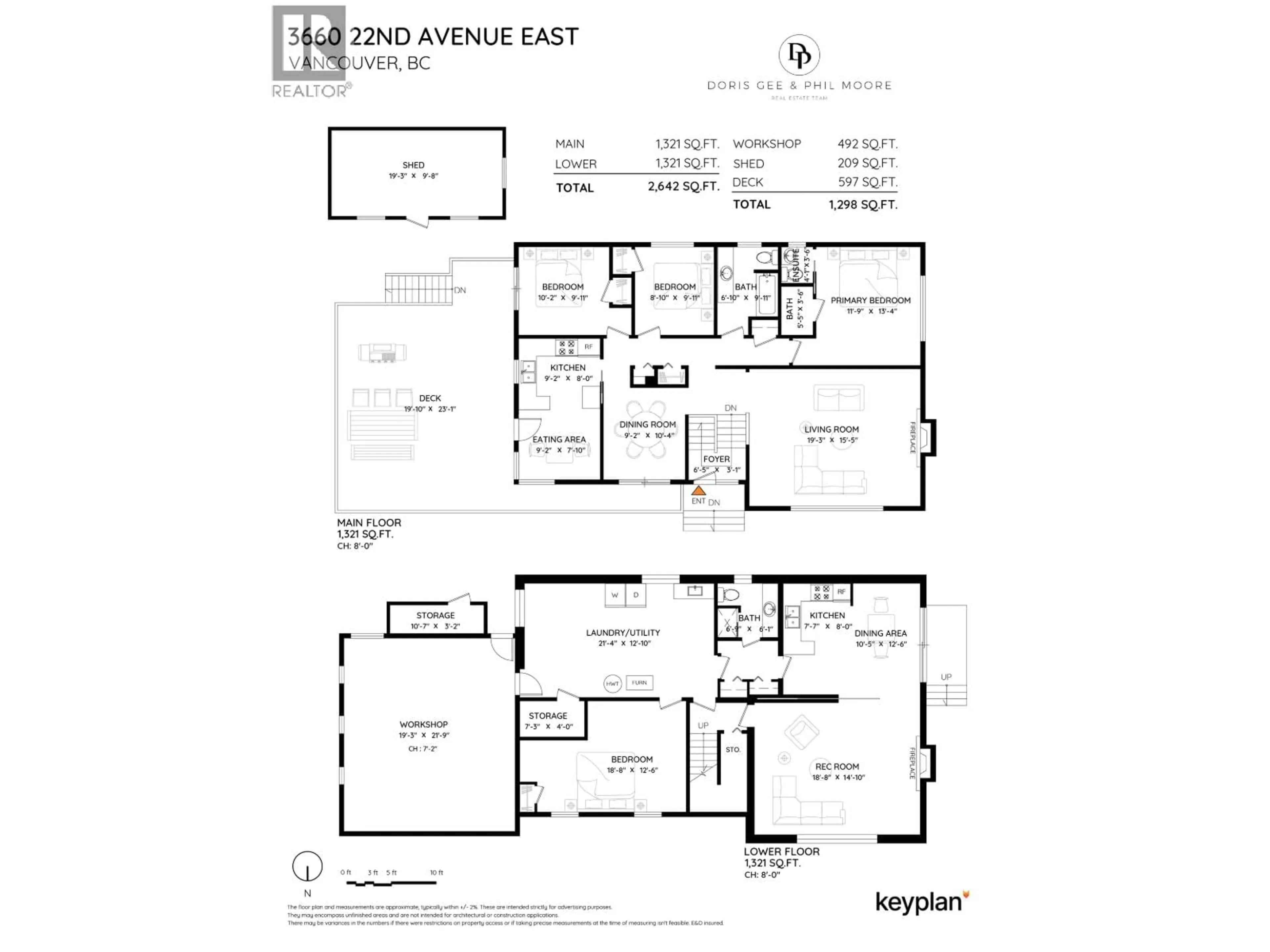 Floor plan for 3660 22ND AVENUE, Vancouver British Columbia V5M2Z7