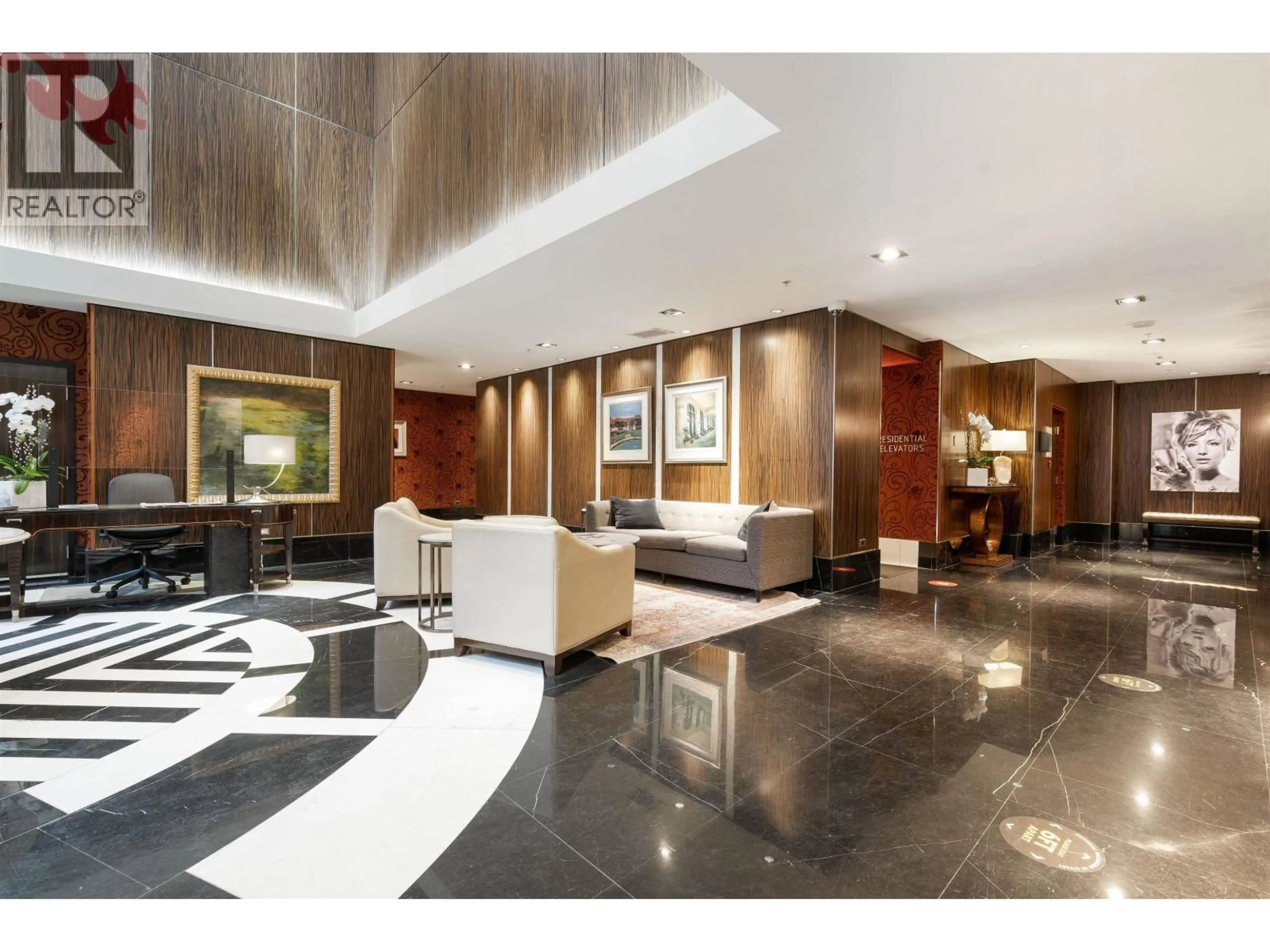 Lobby for 1107 - 788 RICHARDS STREET, Vancouver British Columbia V6B0C7