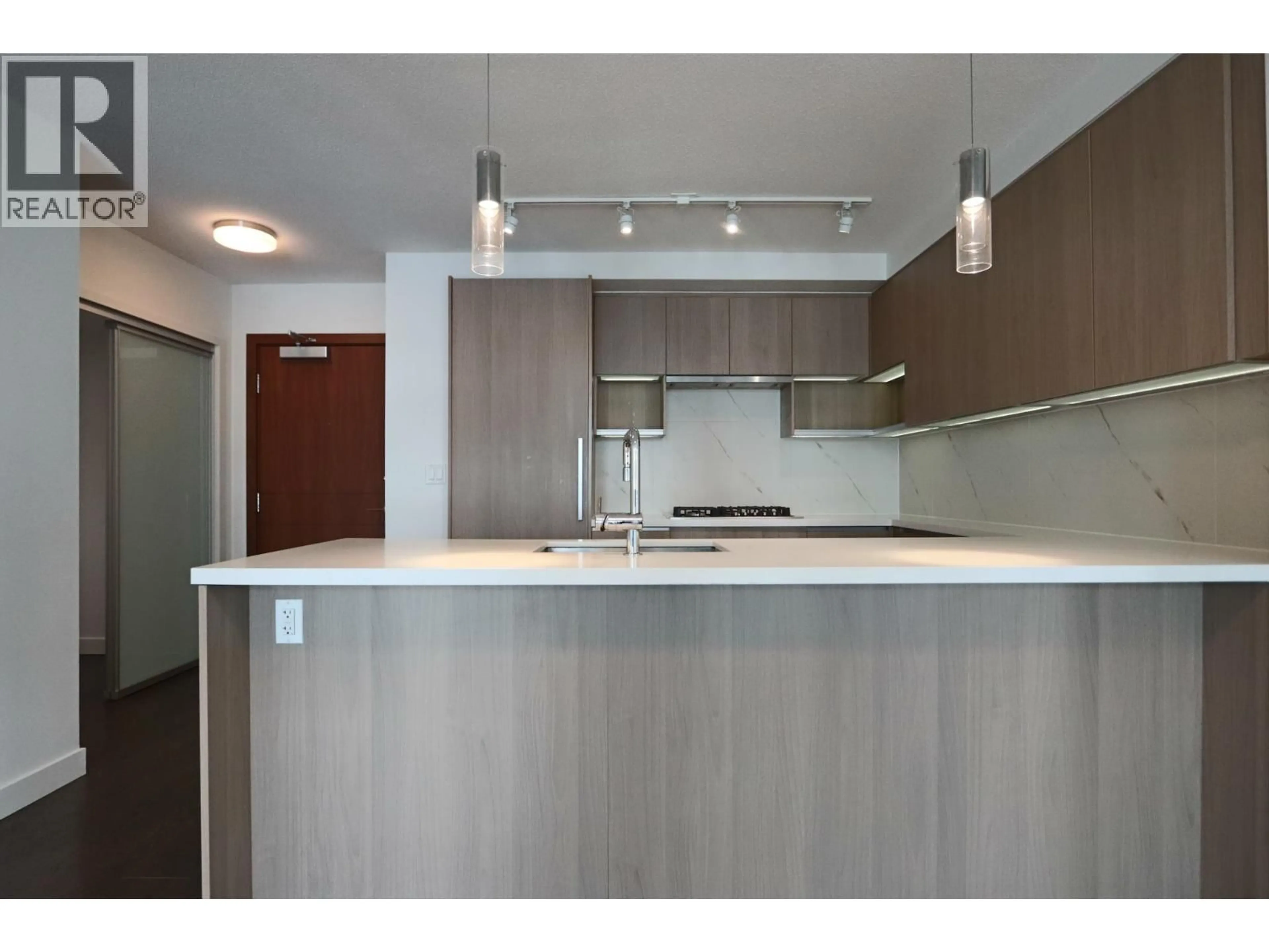 Standard kitchen, wood/laminate floor for 709 - 8833 HAZELBRIDGE WAY, Richmond British Columbia V6X0N3