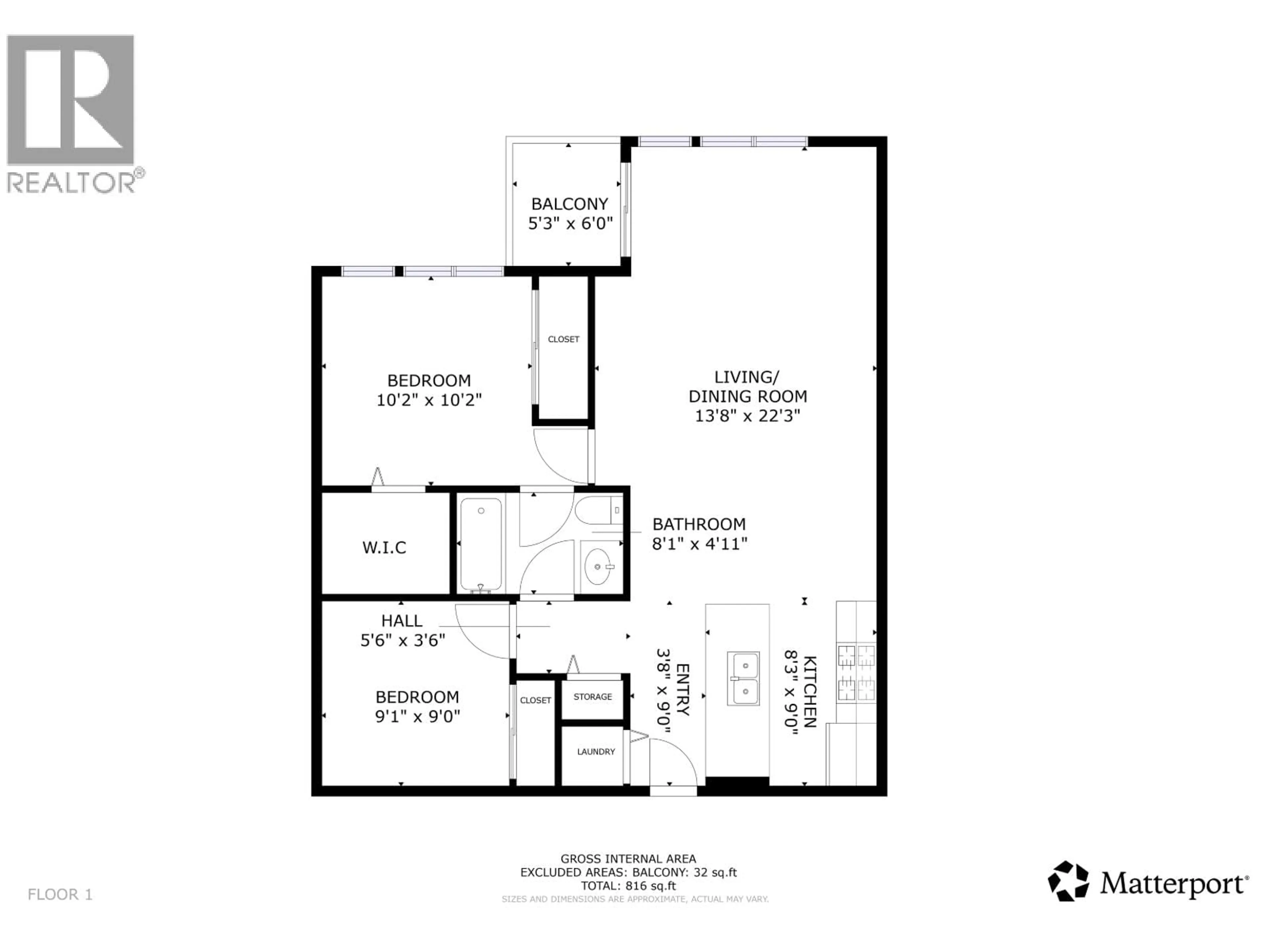 Floor plan for 563 - 4099 STOLBERG STREET, Richmond British Columbia V6X0J4
