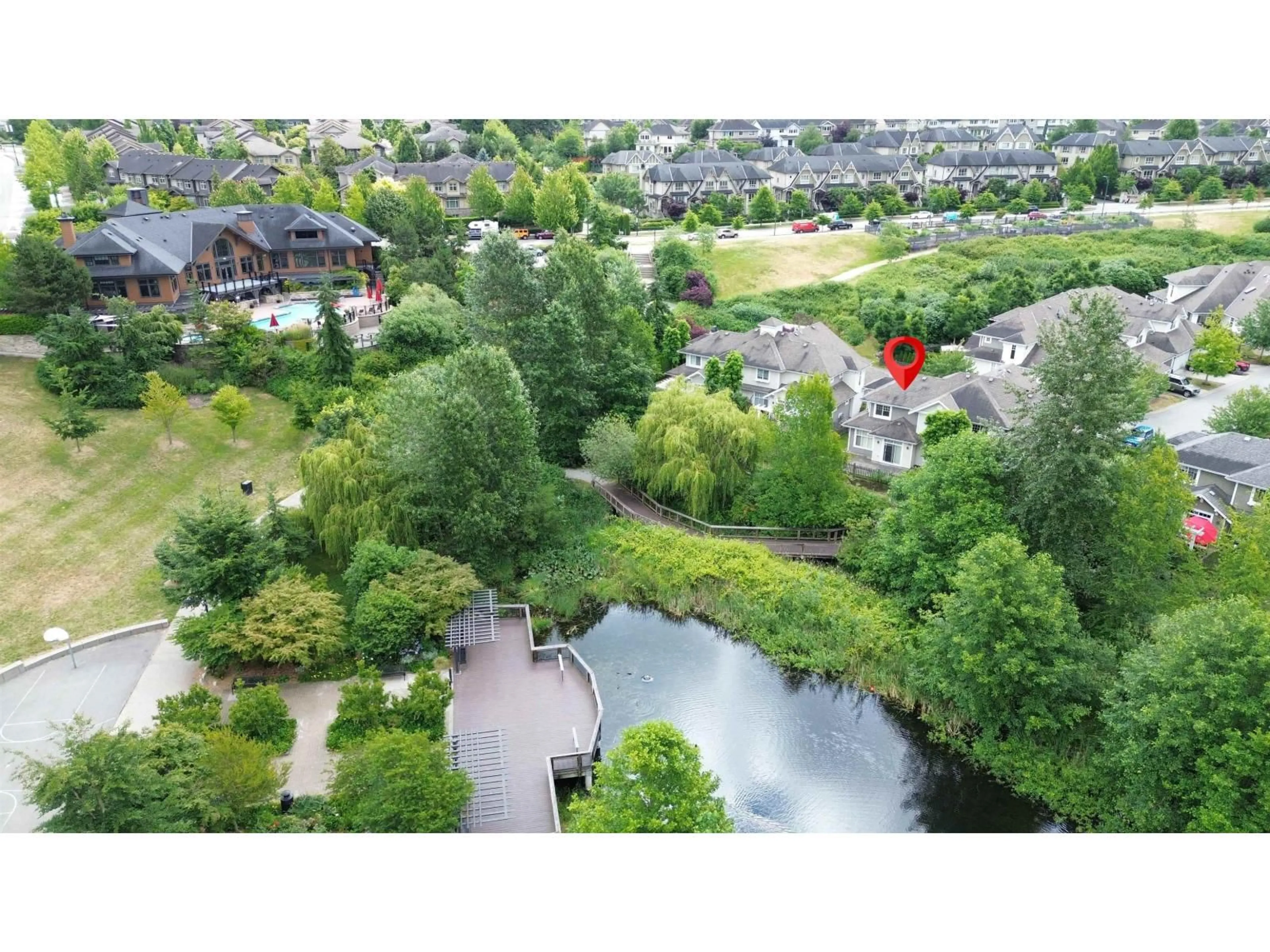 A pic from outside/outdoor area/front of a property/back of a property/a pic from drone, water/lake/river/ocean view for 29 - 10500 DELSOM CRESCENT, Delta British Columbia V4C0C3