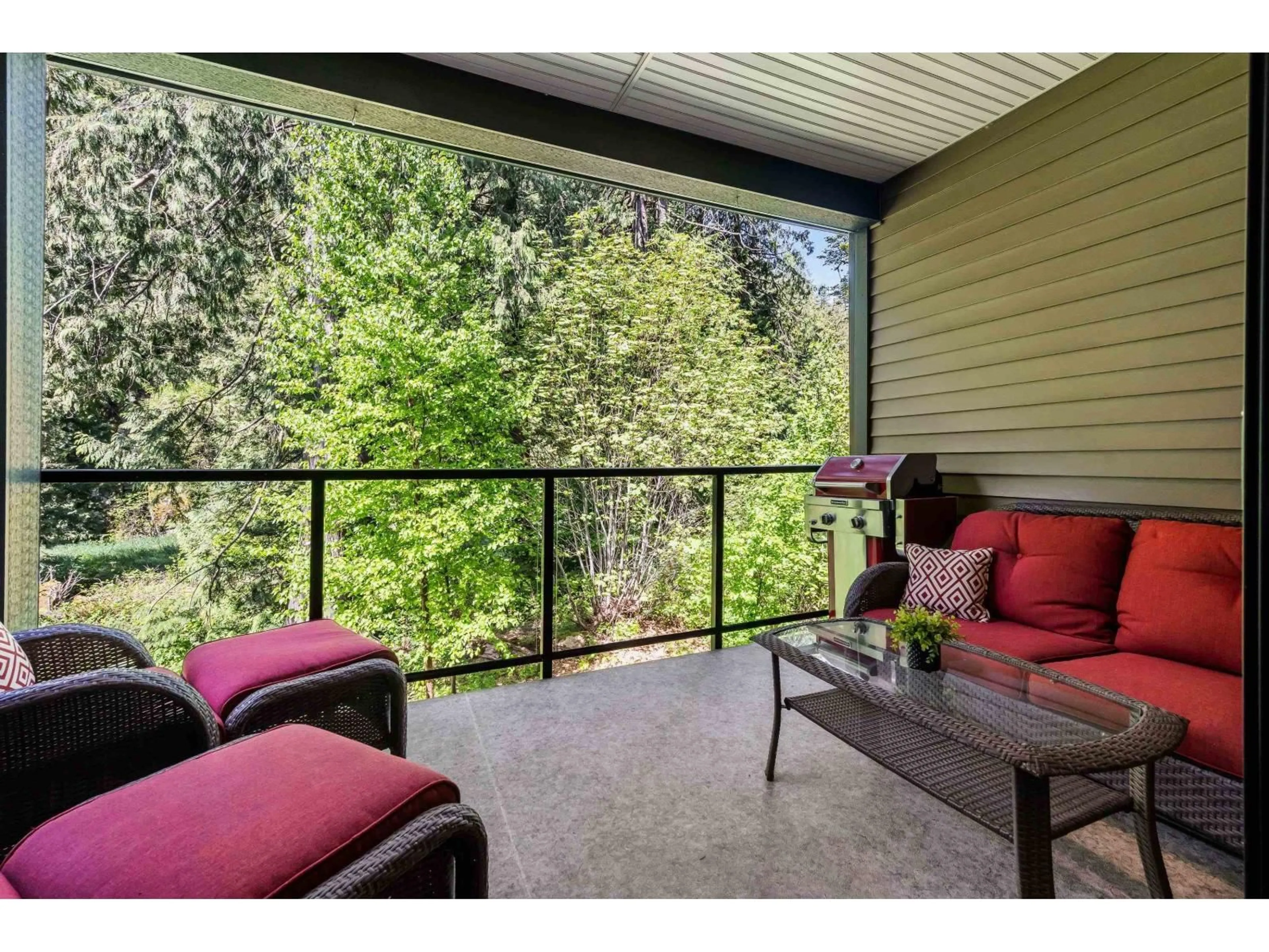 Patio, forest/trees view for 5 - 520 HOT SPRINGS ROAD, Harrison Hot Springs British Columbia V0M1K0