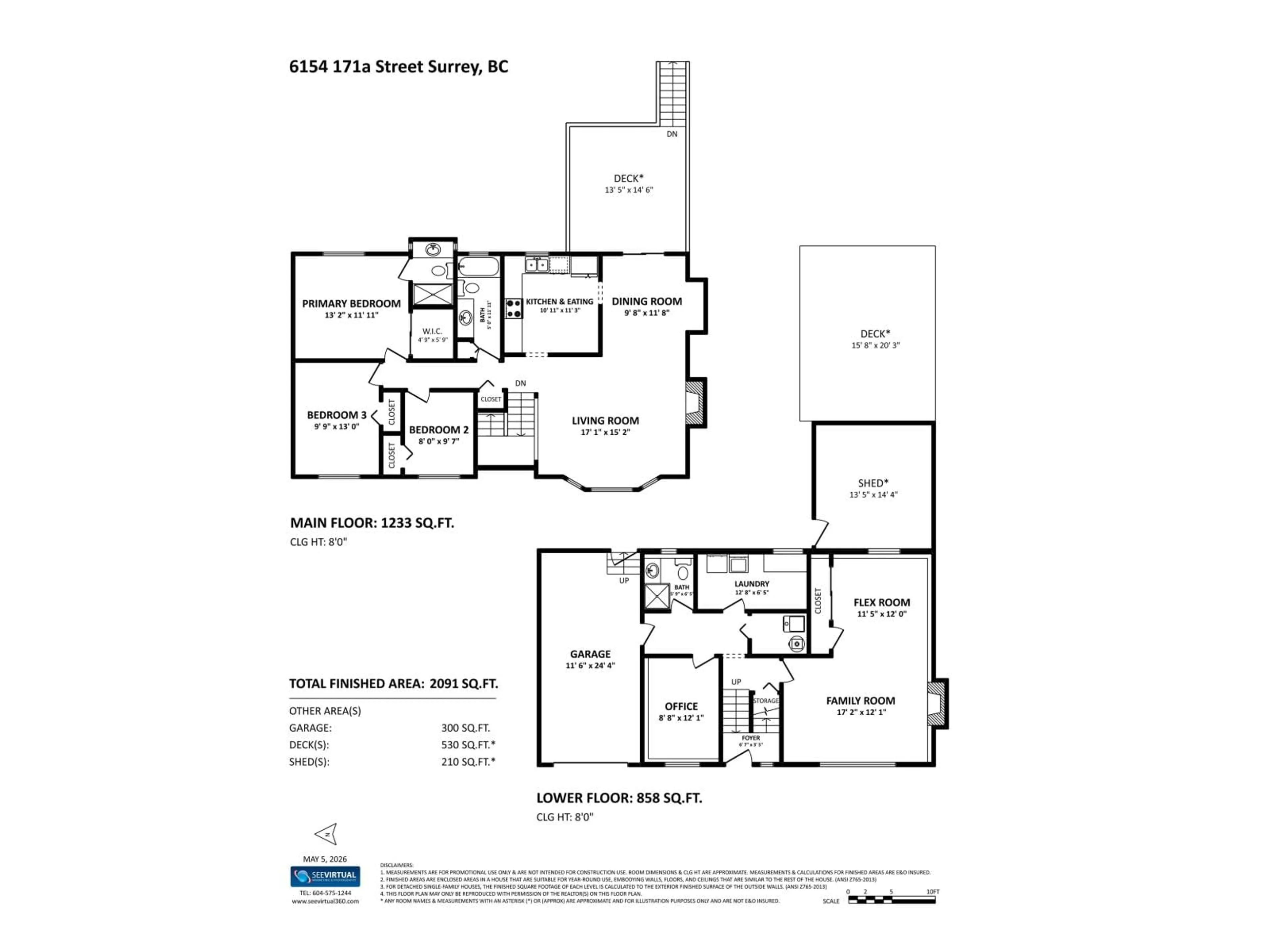 Floor plan for 6154 171A STREET, Surrey British Columbia V3S3Z2