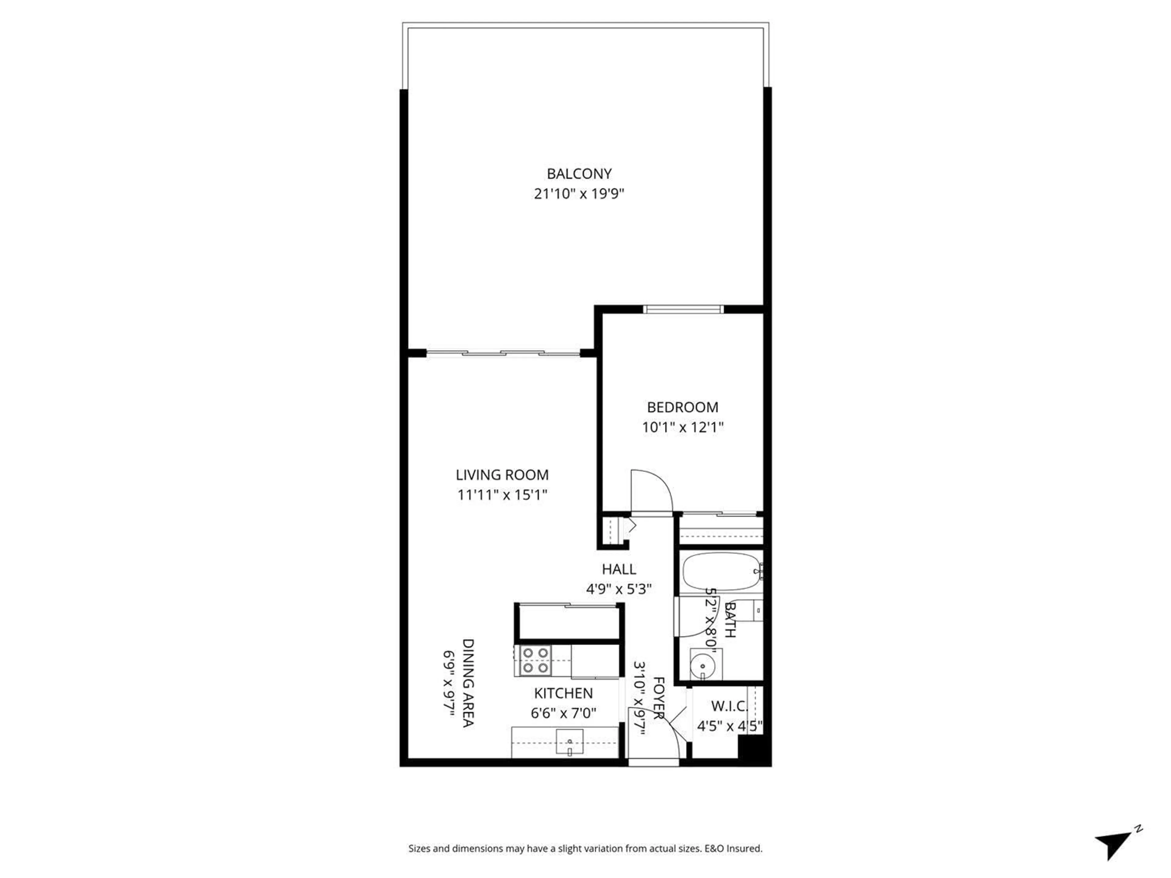Floor plan for 109 - 9477 COOK STREET, Chilliwack British Columbia V2P4J8