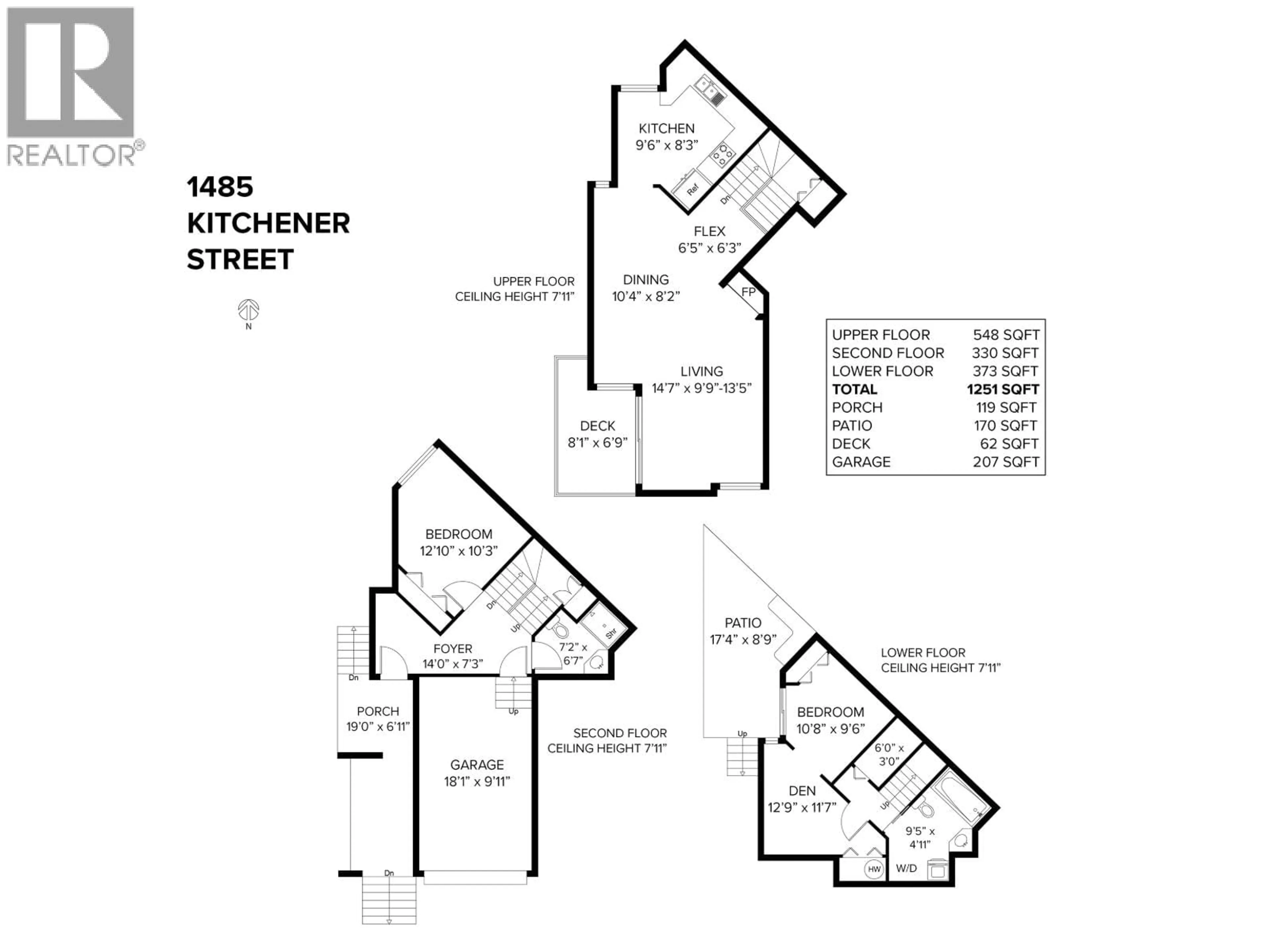 Floor plan for 1485 KITCHENER STREET, Vancouver British Columbia V5L2V7