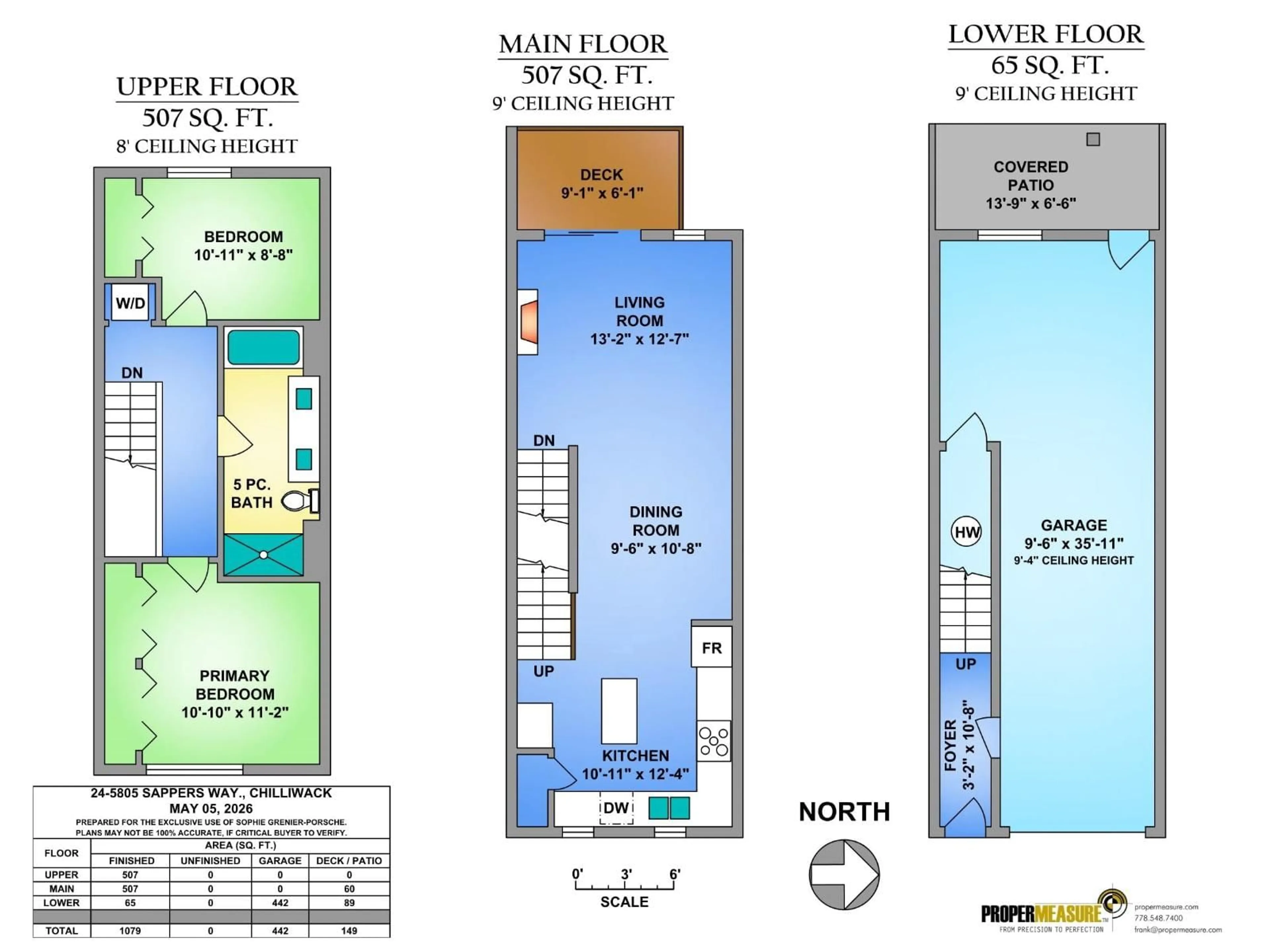 Floor plan for 24 - 5805 SAPPERS WAY, Chilliwack British Columbia V2R0L7