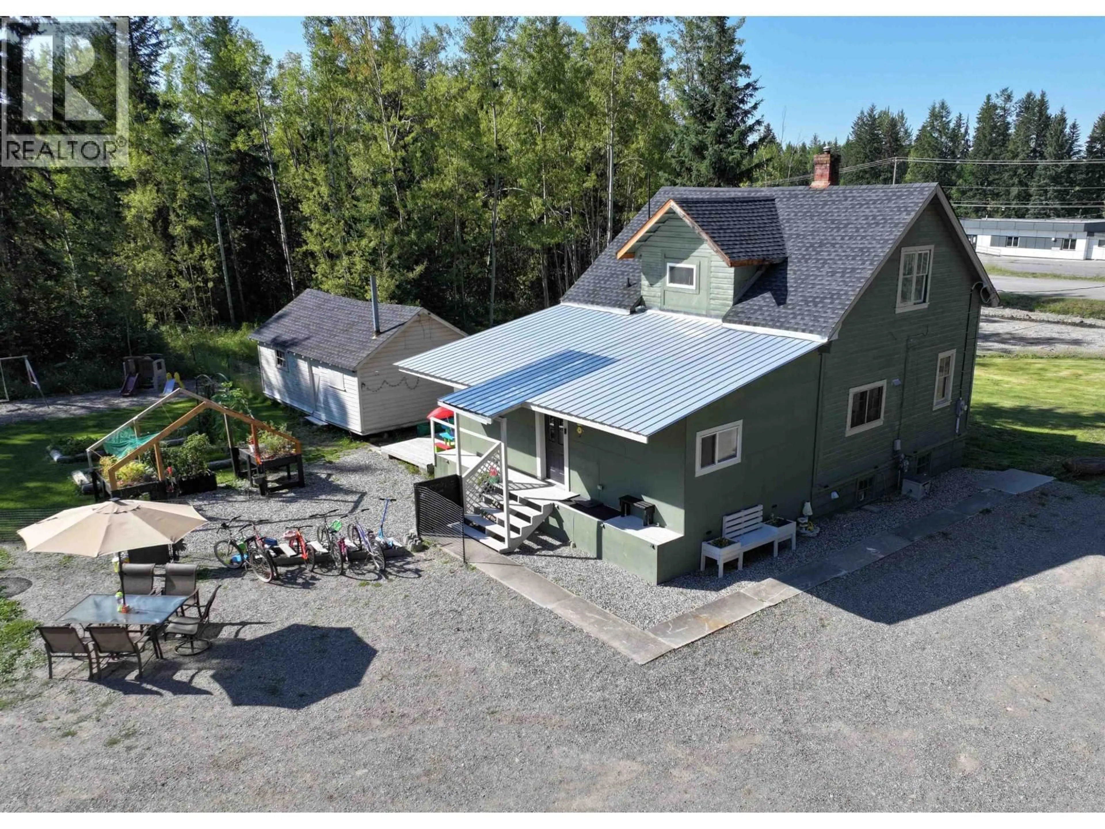 A pic from outside/outdoor area/front of a property/back of a property/a pic from drone, unknown for 2071 BLACKWATER ROAD, Quesnel British Columbia V2J7B4