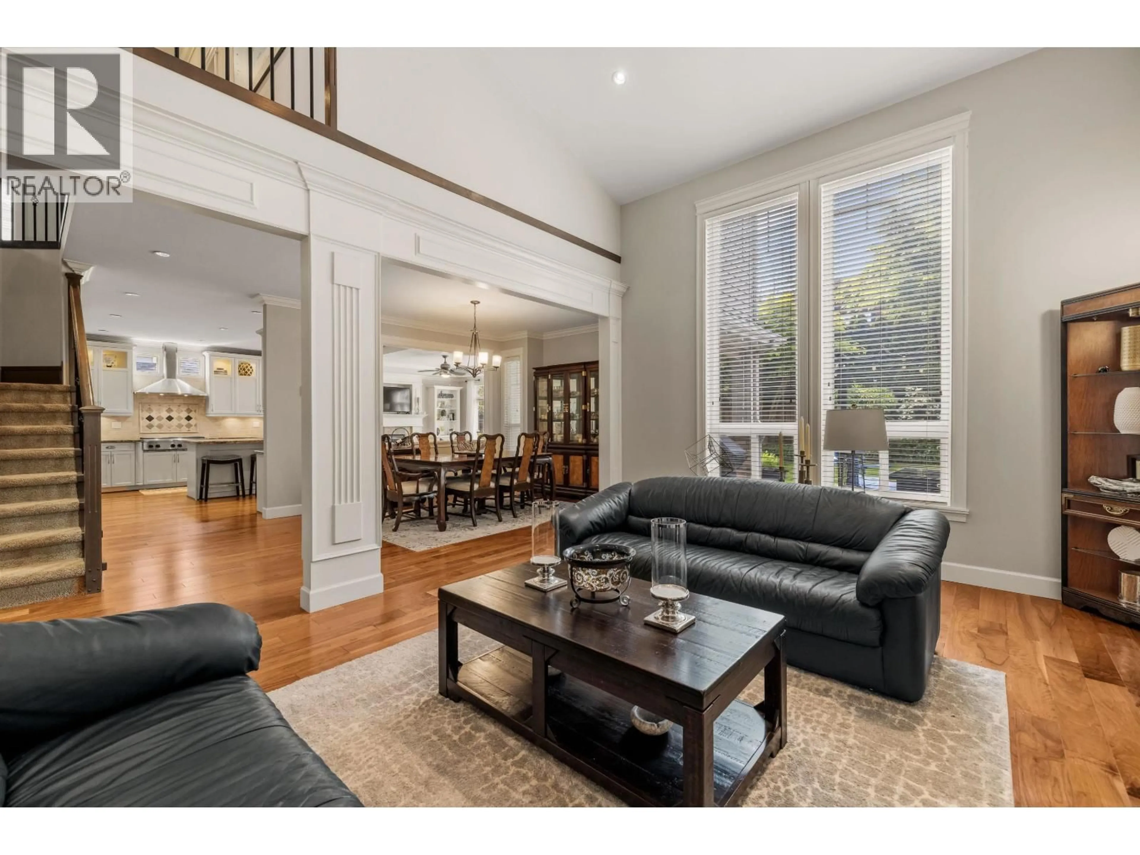 Living room with furniture, wood/laminate floor for 5324 SPETIFORE CRESCENT, Delta British Columbia V4M4H6