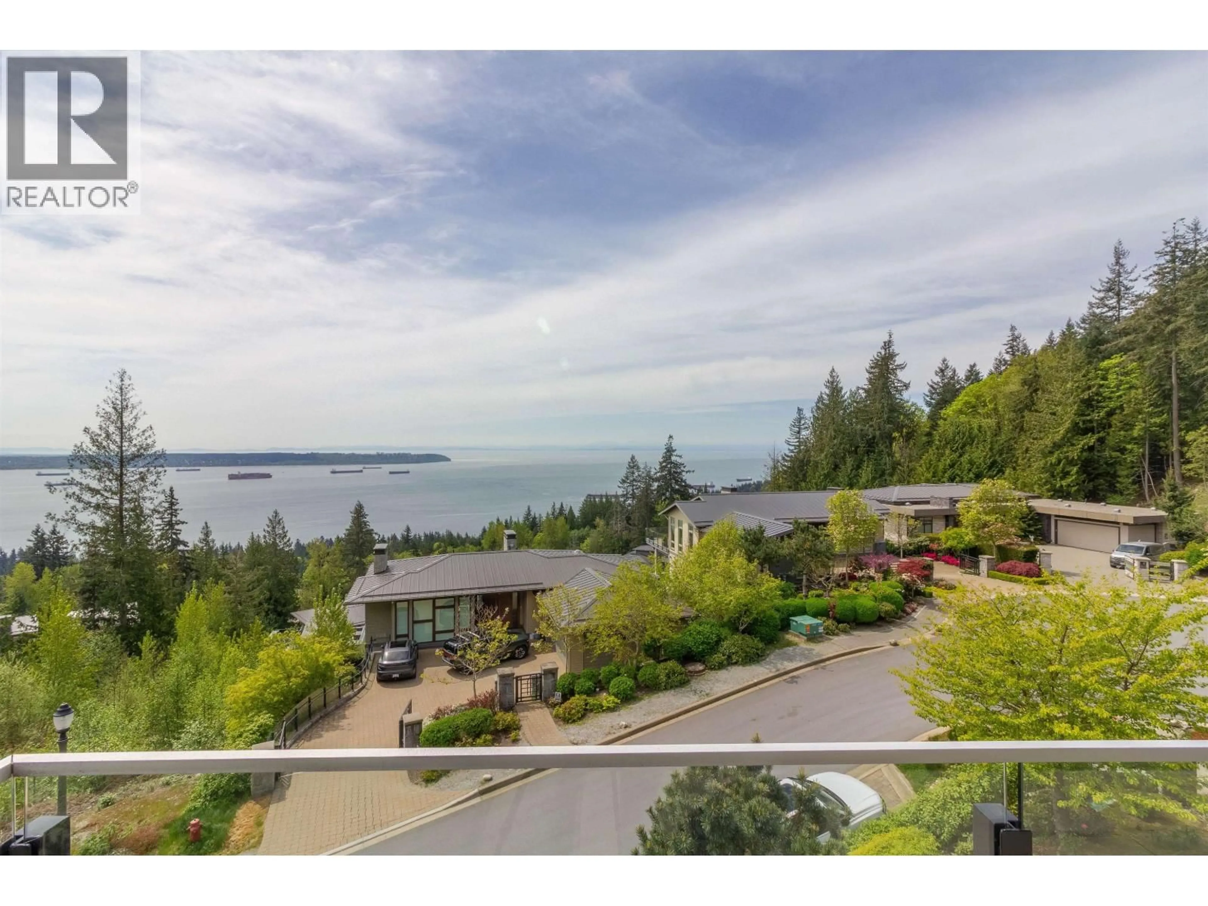 A pic from outside/outdoor area/front of a property/back of a property/a pic from drone, water/lake/river/ocean view for 2948 BURFIELD PLACE, West Vancouver British Columbia V7S0A9