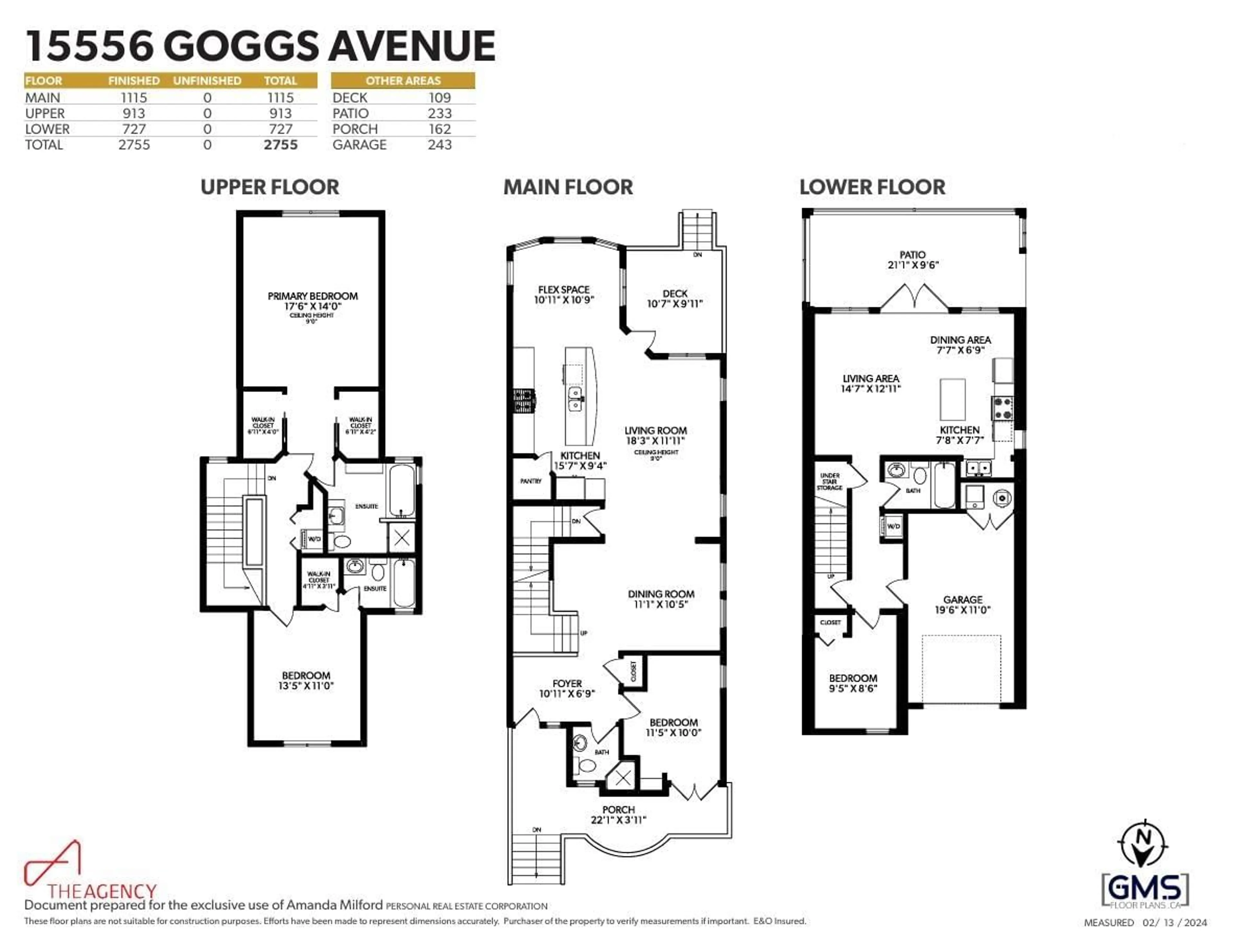 Floor plan for 15556 GOGGS AVENUE, White Rock British Columbia V4B2N6