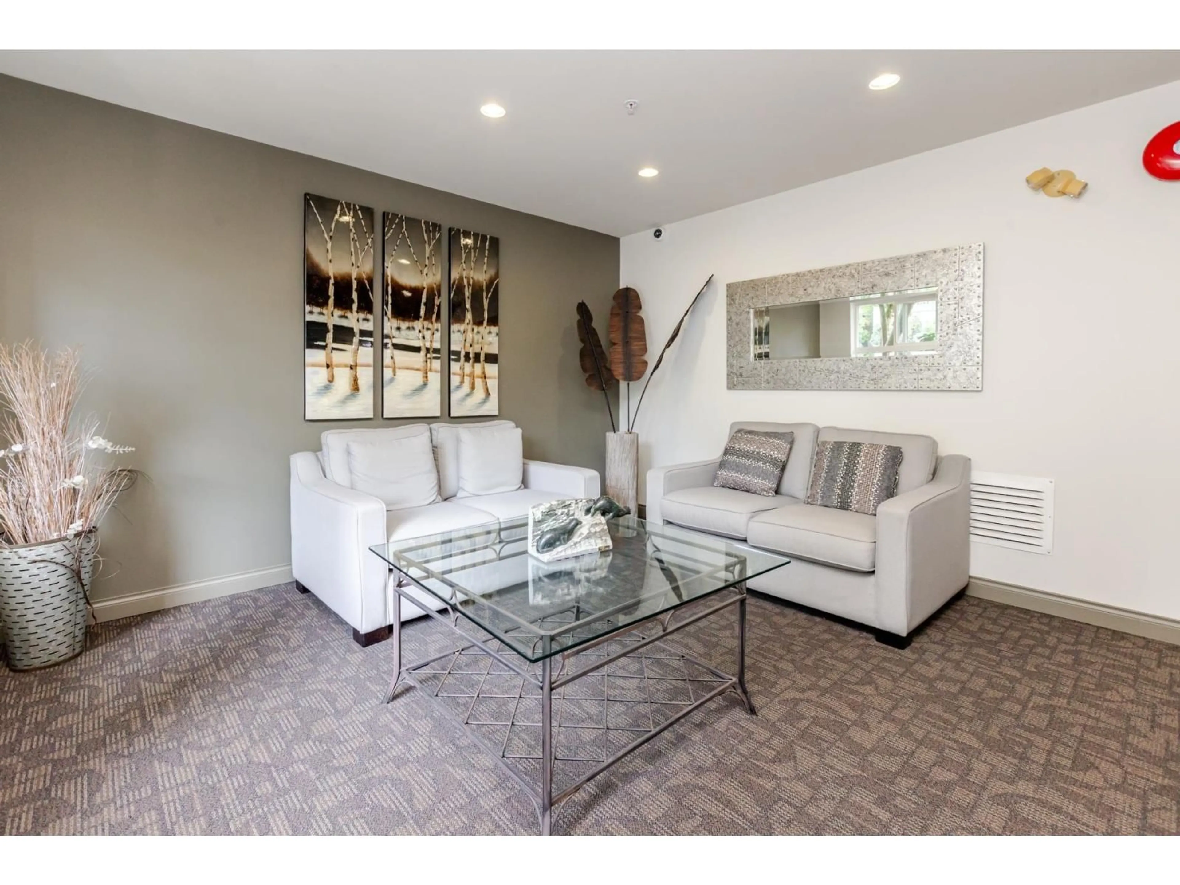 Living room with furniture, unknown for 208 - 3176 GLADWIN ROAD, Abbotsford British Columbia V2T6R7