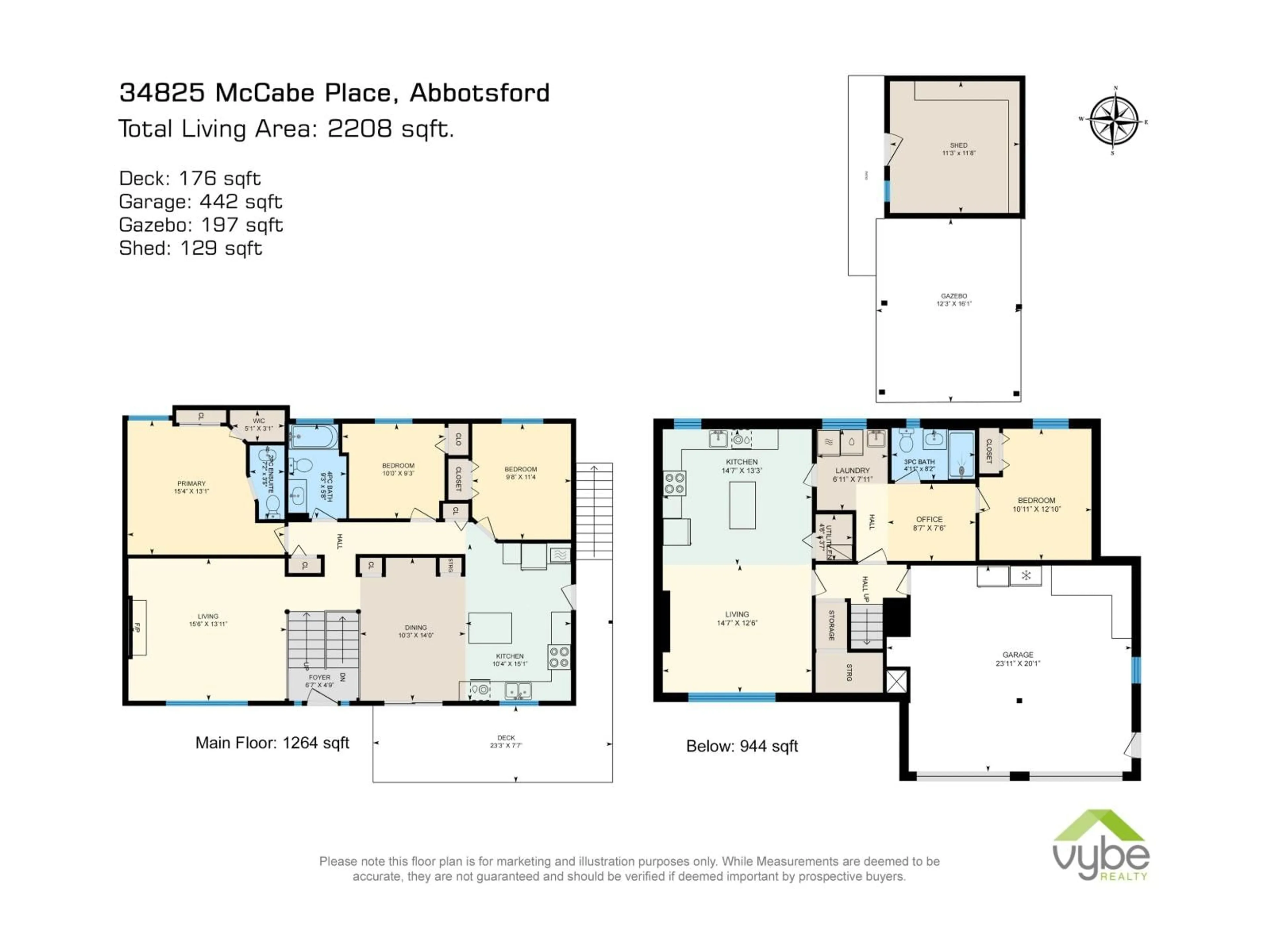 Floor plan for 34825 MCCABE PLACE, Abbotsford British Columbia V3G1H1