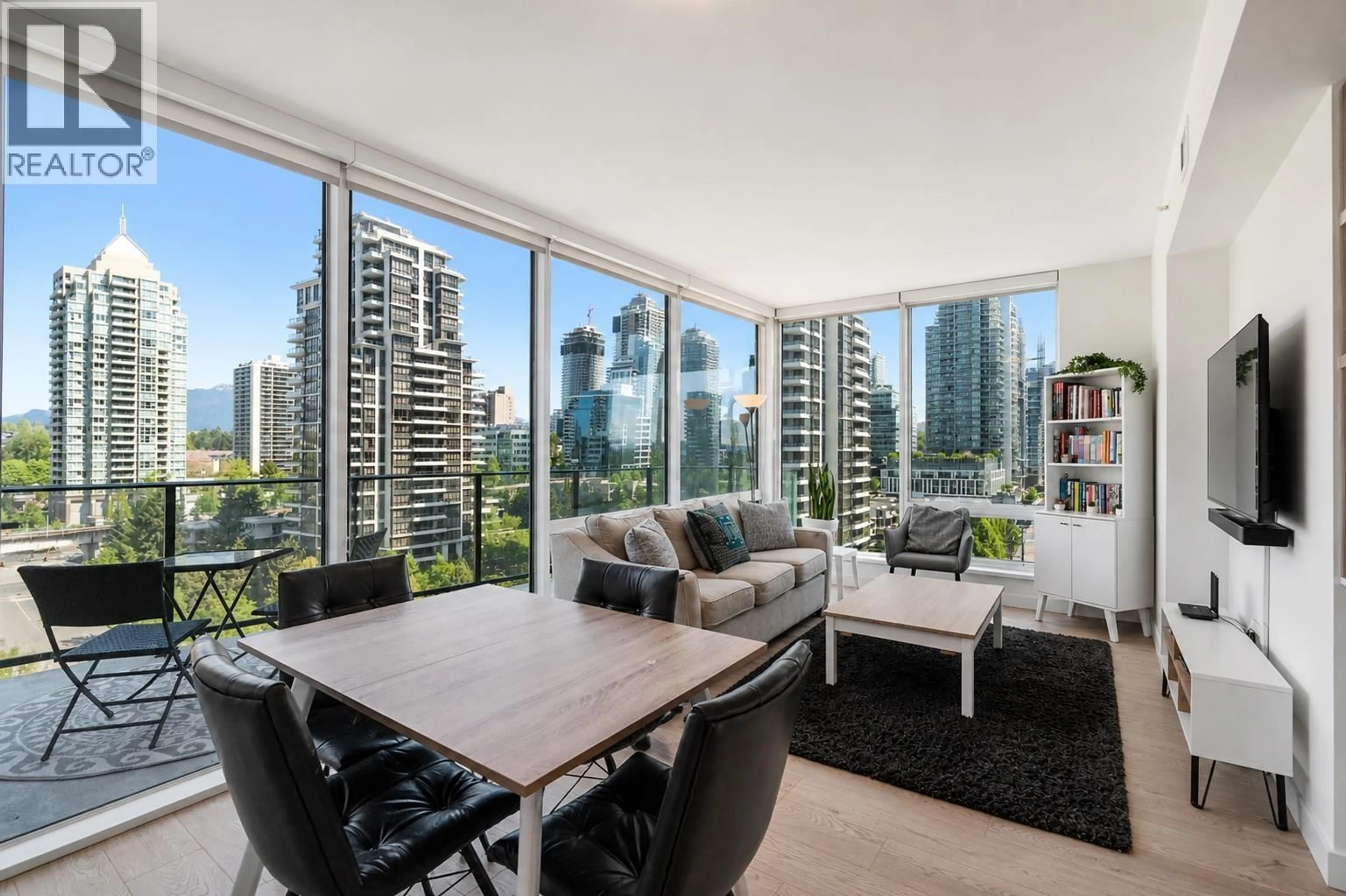Living room with furniture, unknown for 1106 - 2181 MADISON AVENUE, Burnaby British Columbia V5C0N4