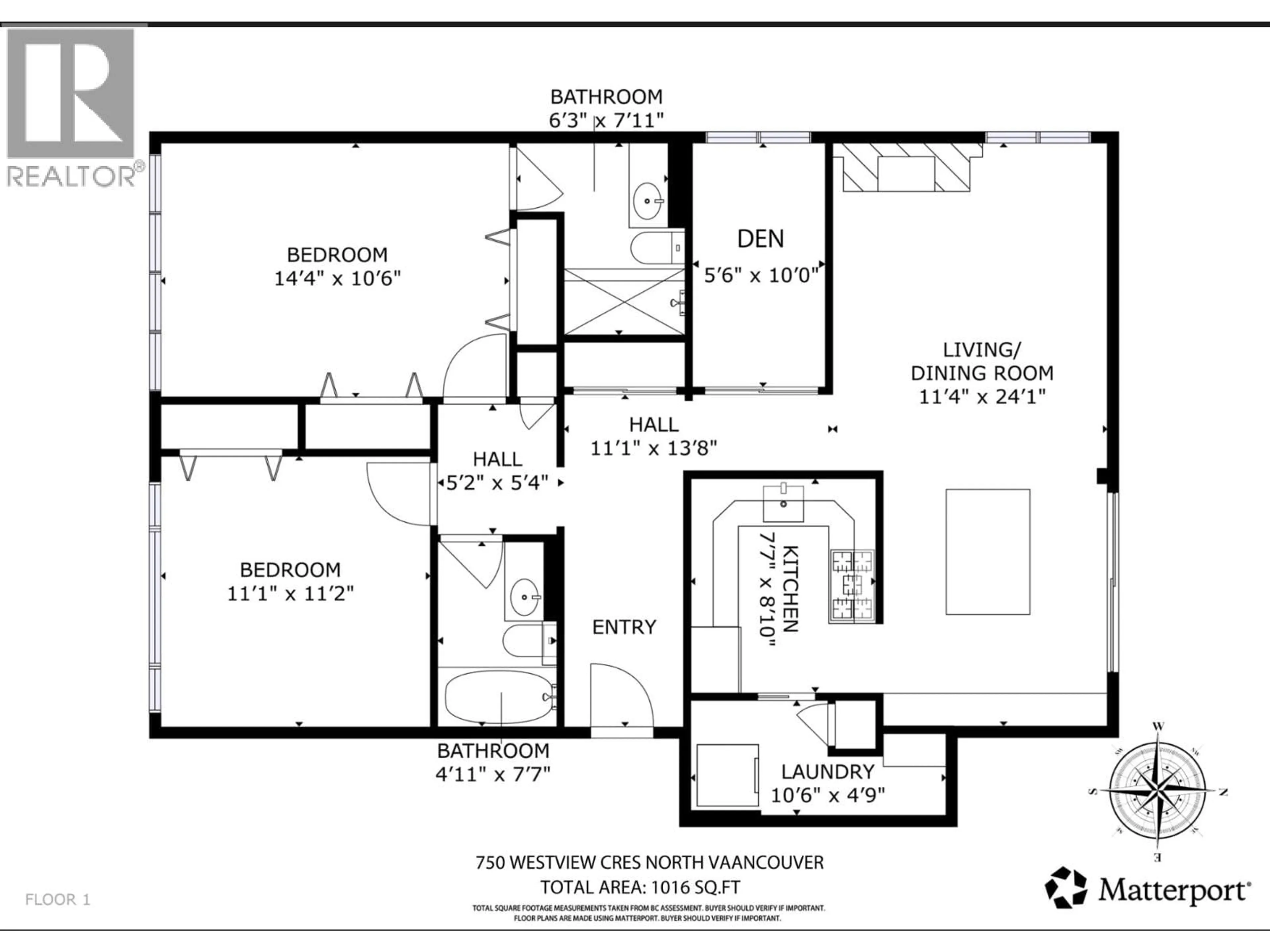 Floor plan for 750 WESTVIEW CRESCENT, Vancouver British Columbia V7N3X8