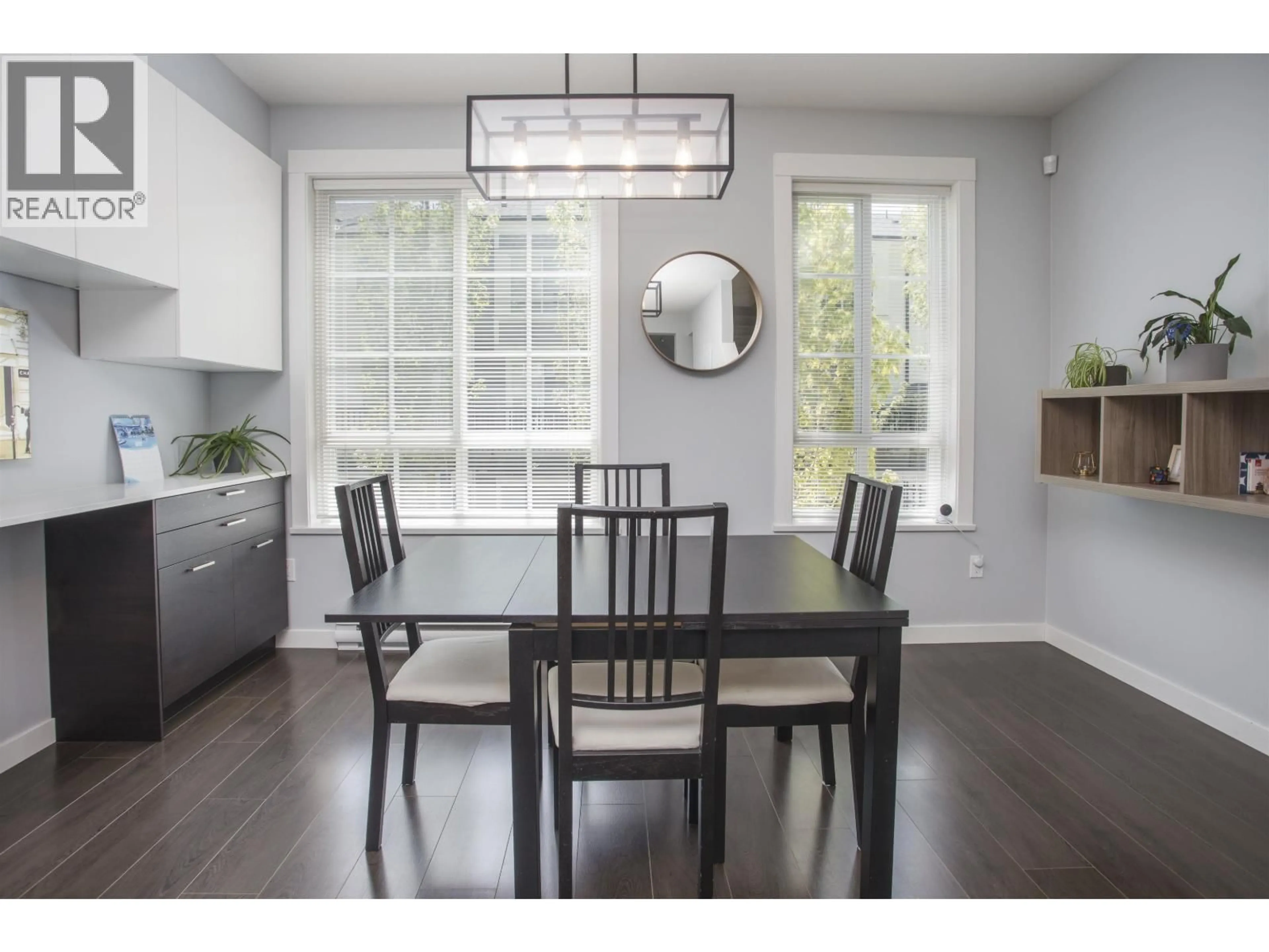 Dining room, wood/laminate floor for 103 - 2428 NILE GATE, Port Coquitlam British Columbia V3B0H6
