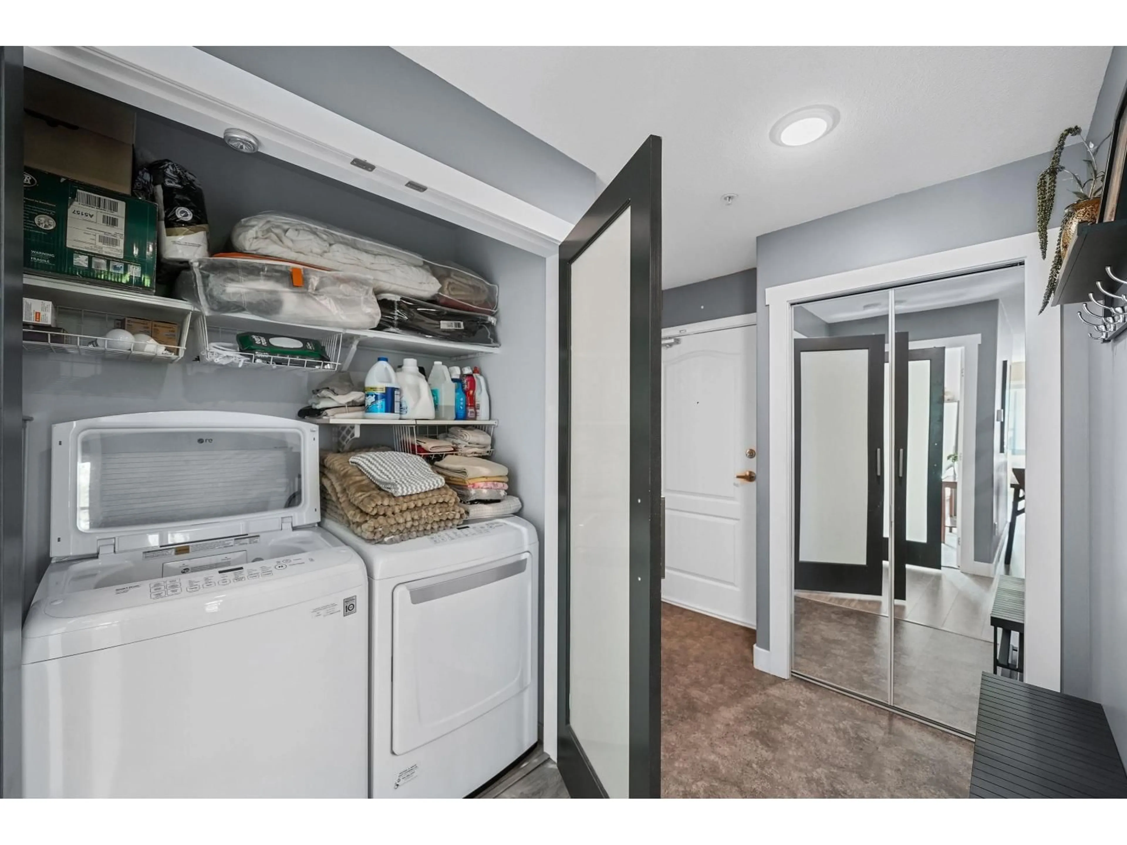 Laundry room for 406 - 22022 49 AVENUE, Langley British Columbia V3A3R9