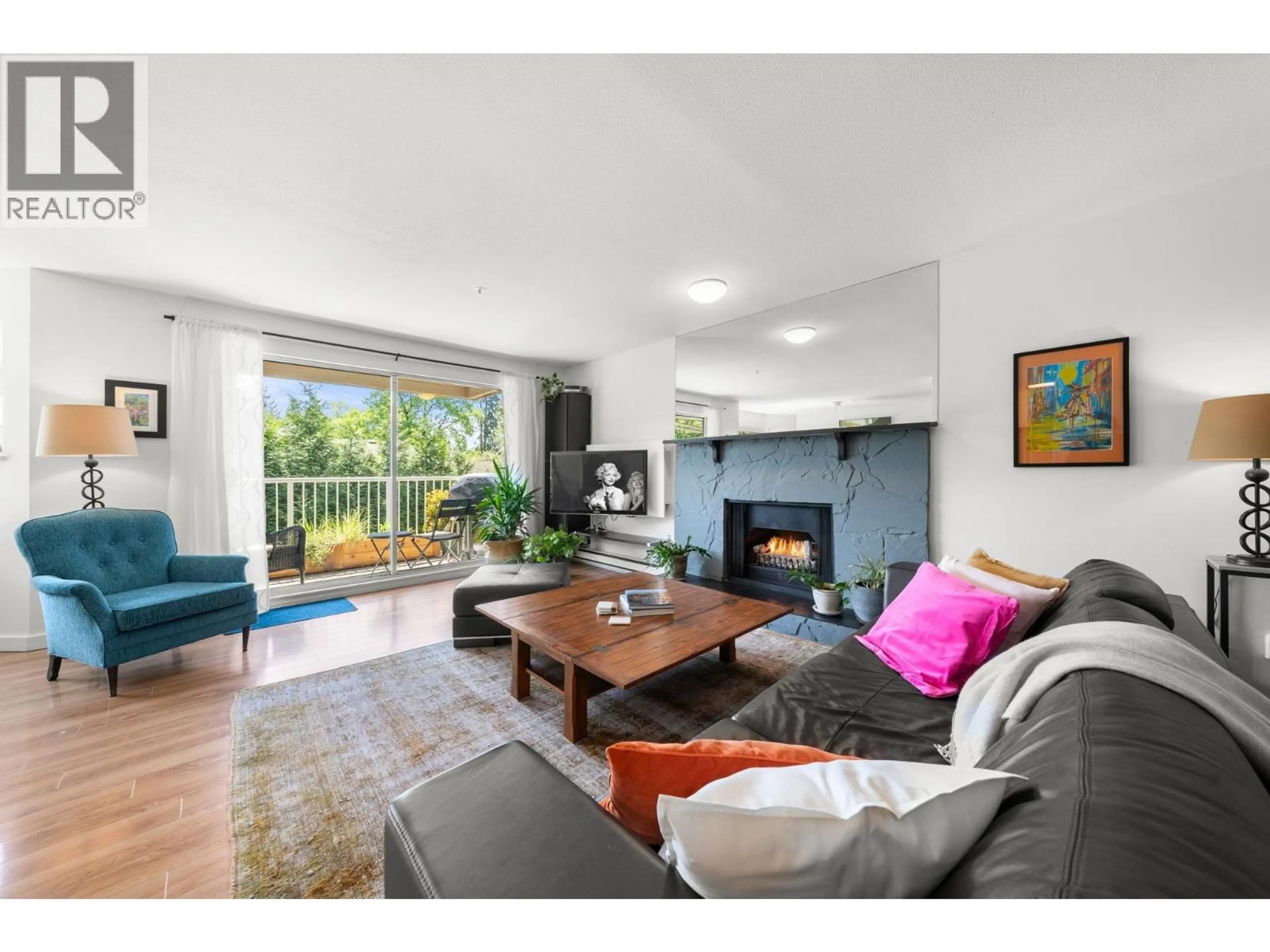 Living room with furniture, unknown for 202 - 1000 BOWRON COURT, North Vancouver British Columbia V7H2V7