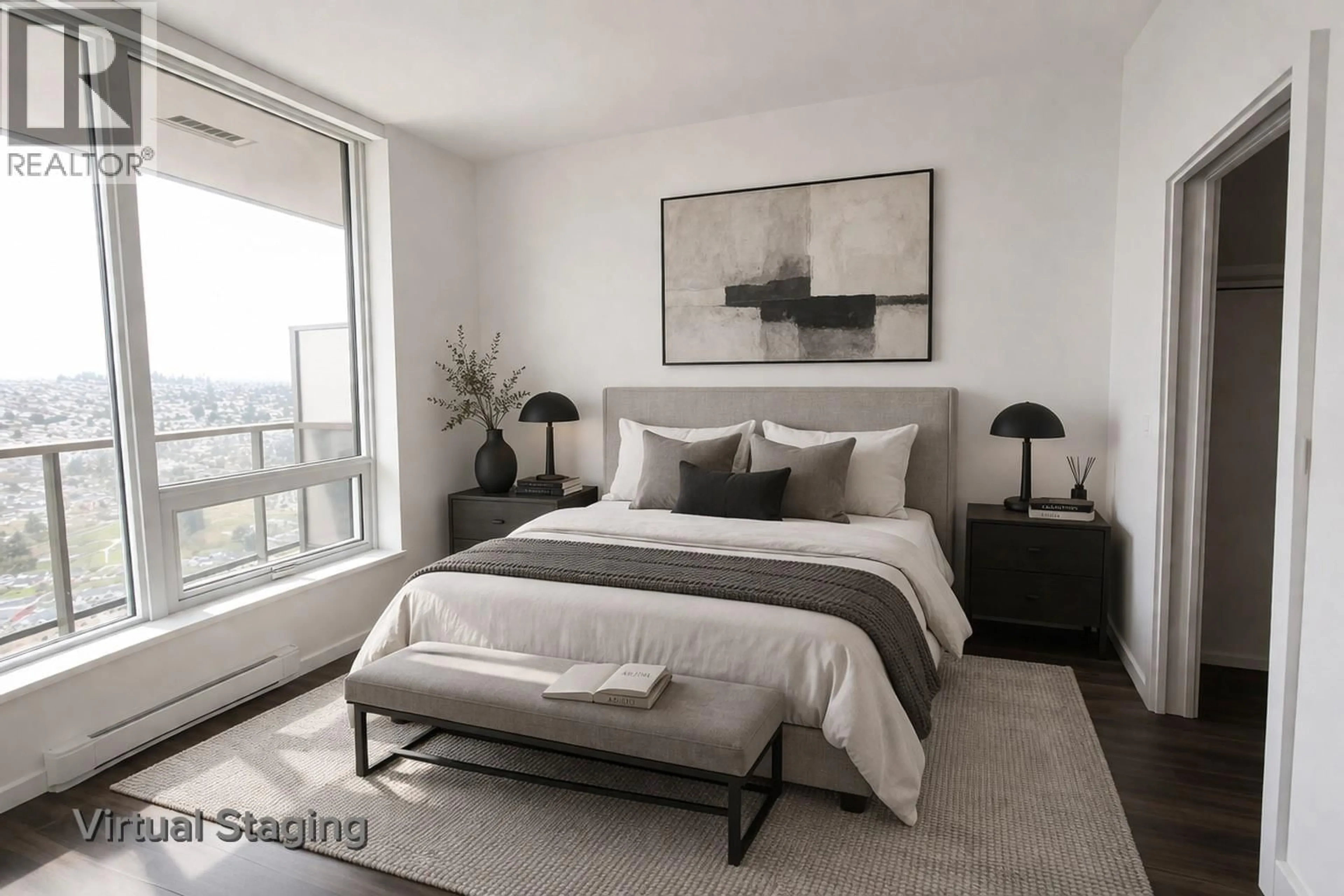 Bedroom with bed, unknown for 5008 - 4650 BRENTWOOD BOULEVARD, Burnaby British Columbia V5C0M3
