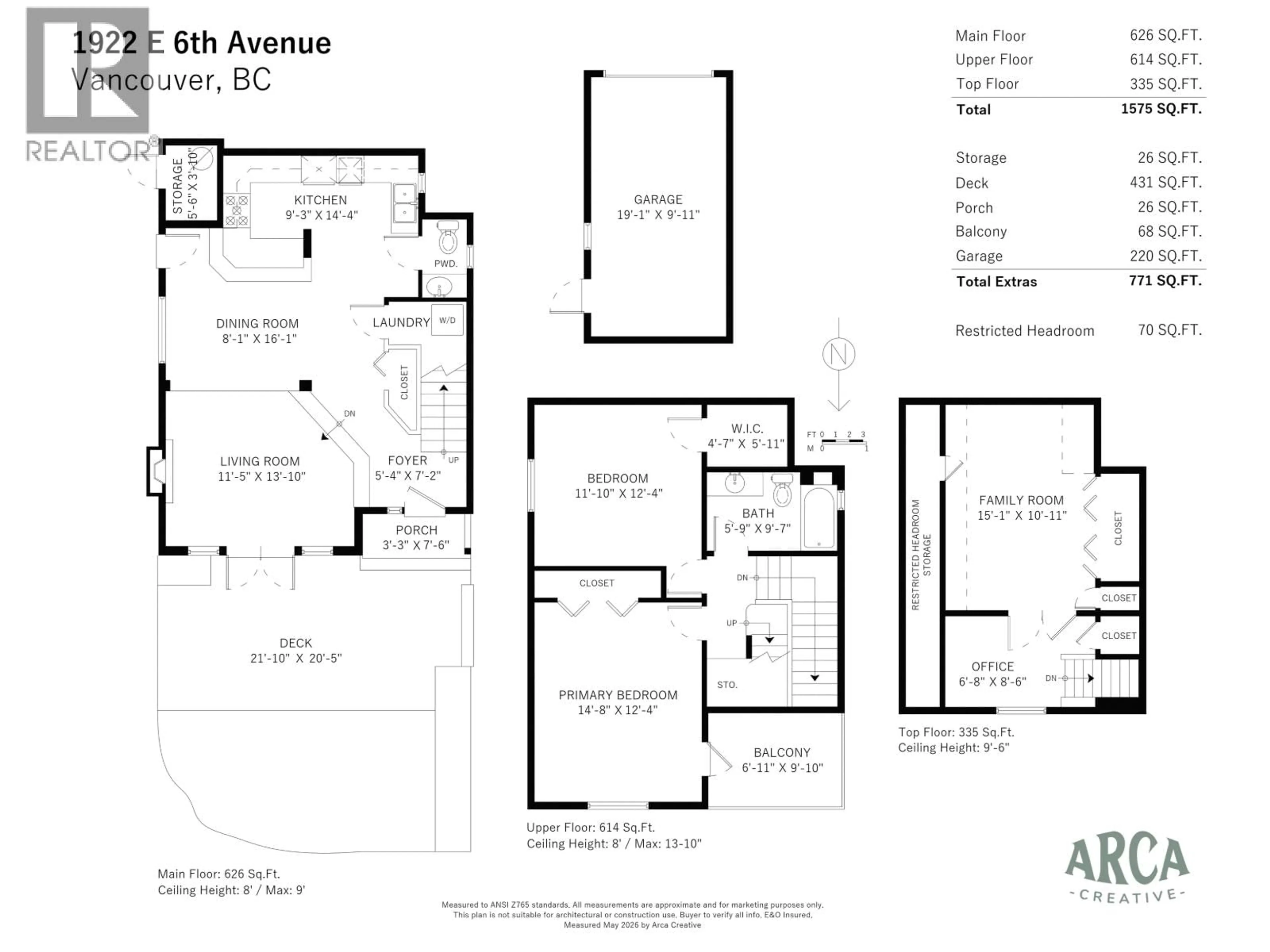 Floor plan for 1922 6TH AVENUE, Vancouver British Columbia V5N1P7